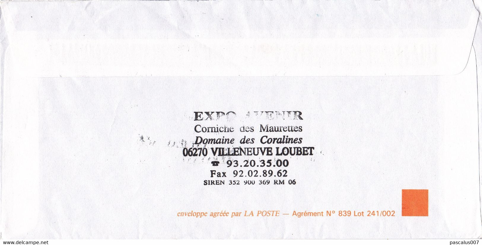 B01-373 5 enveloppes France 1995 Entiers Postaux Divers