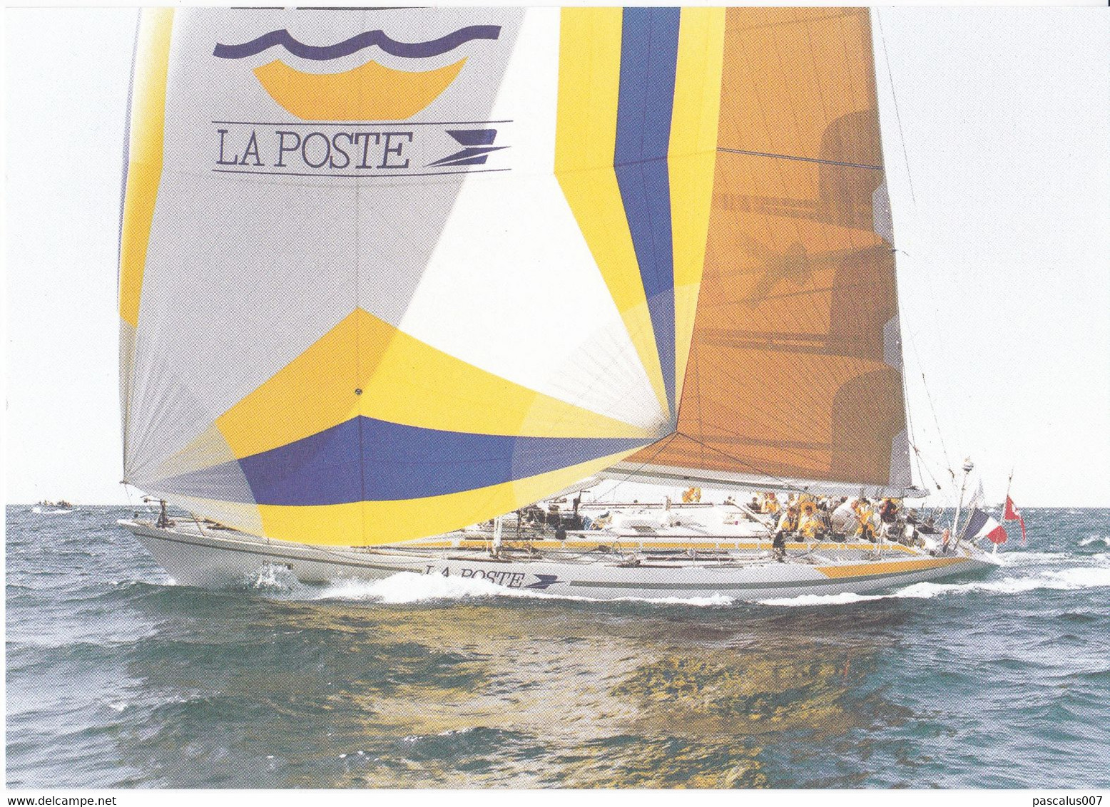 B01-373 2 Grandes Cartes Maximum France 1993 Entiers Postaux Maxi Yacht La Poste - Collections & Lots: Stationery & PAP