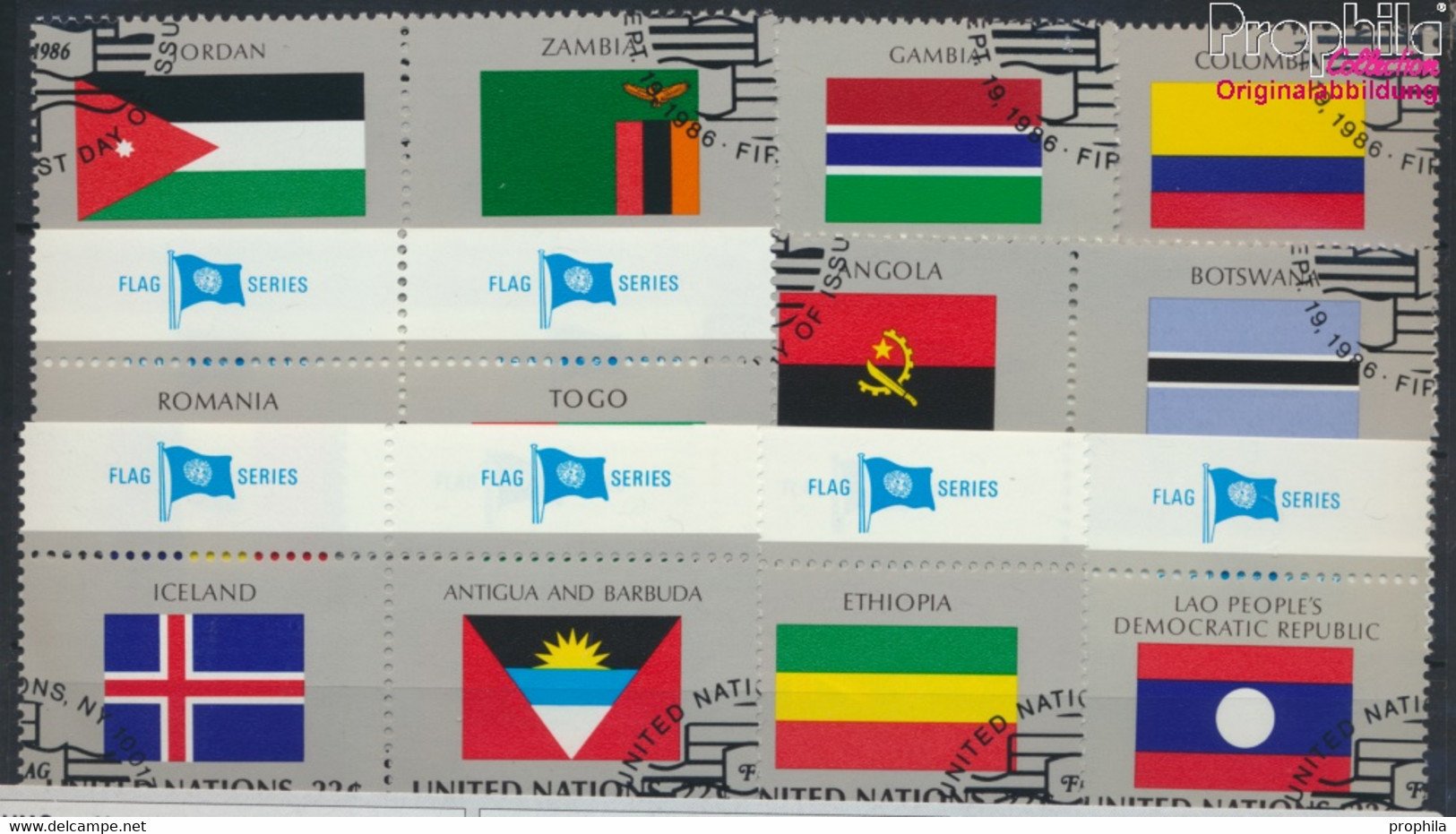 UNO - New York 499-514 (kompl.Ausg.) Gestempelt 1986 Mitgliedsstaaten (9628422 - Oblitérés