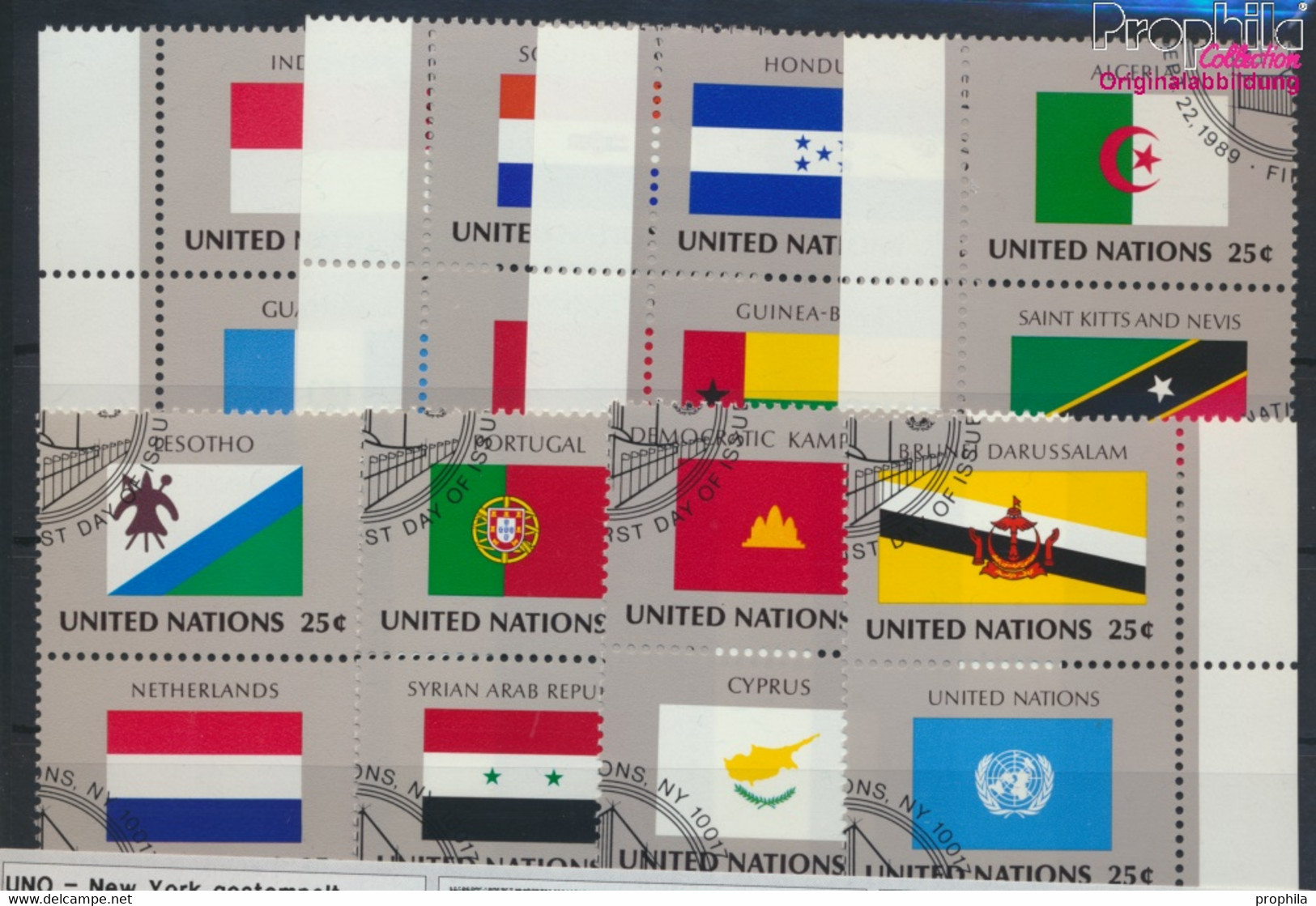 UNO - New York 579-594 (kompl.Ausg.) Gestempelt 1989 Mitgliedsstaaten (9628441 - Oblitérés