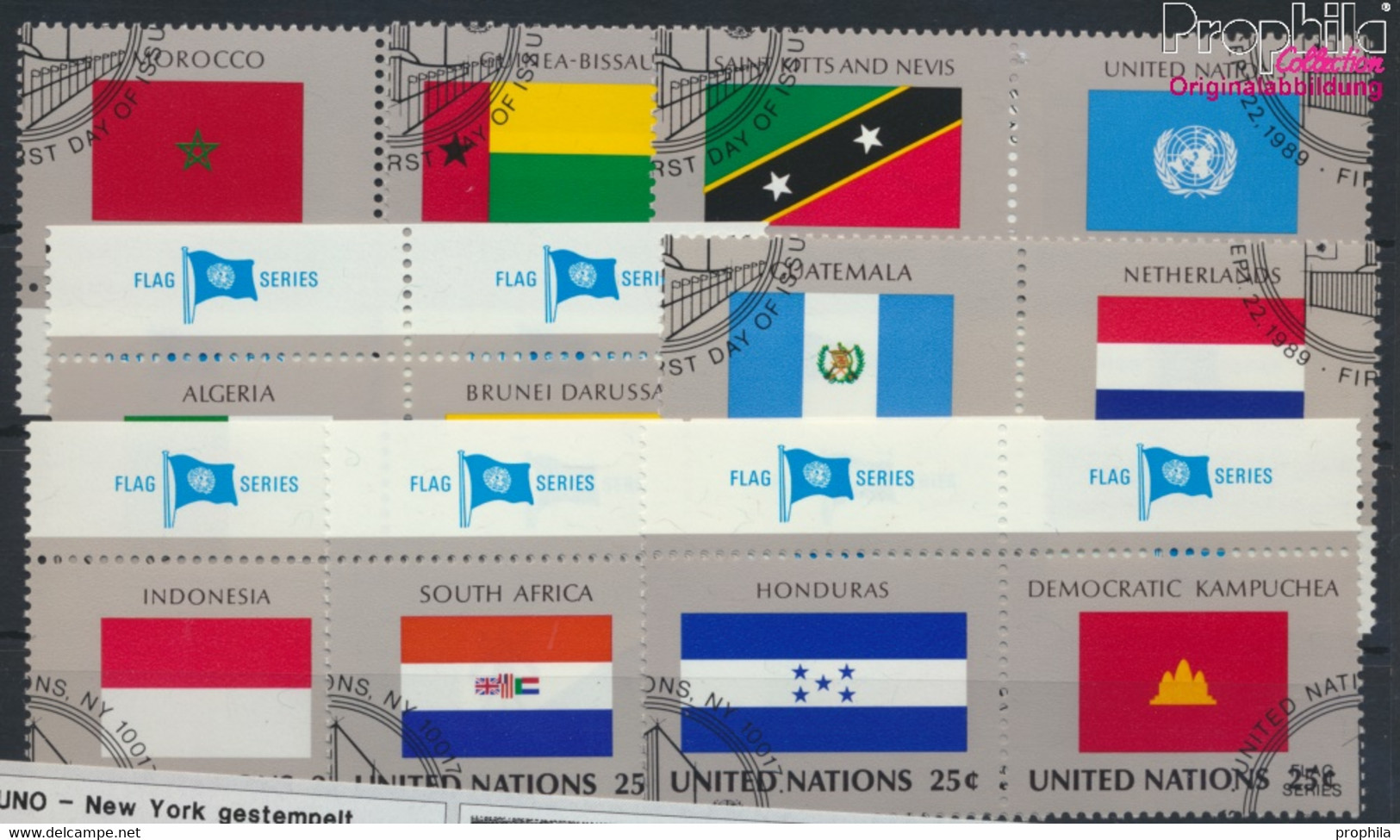 UNO - New York 579-594 (kompl.Ausg.) Gestempelt 1989 Mitgliedsstaaten (9628442 - Used Stamps