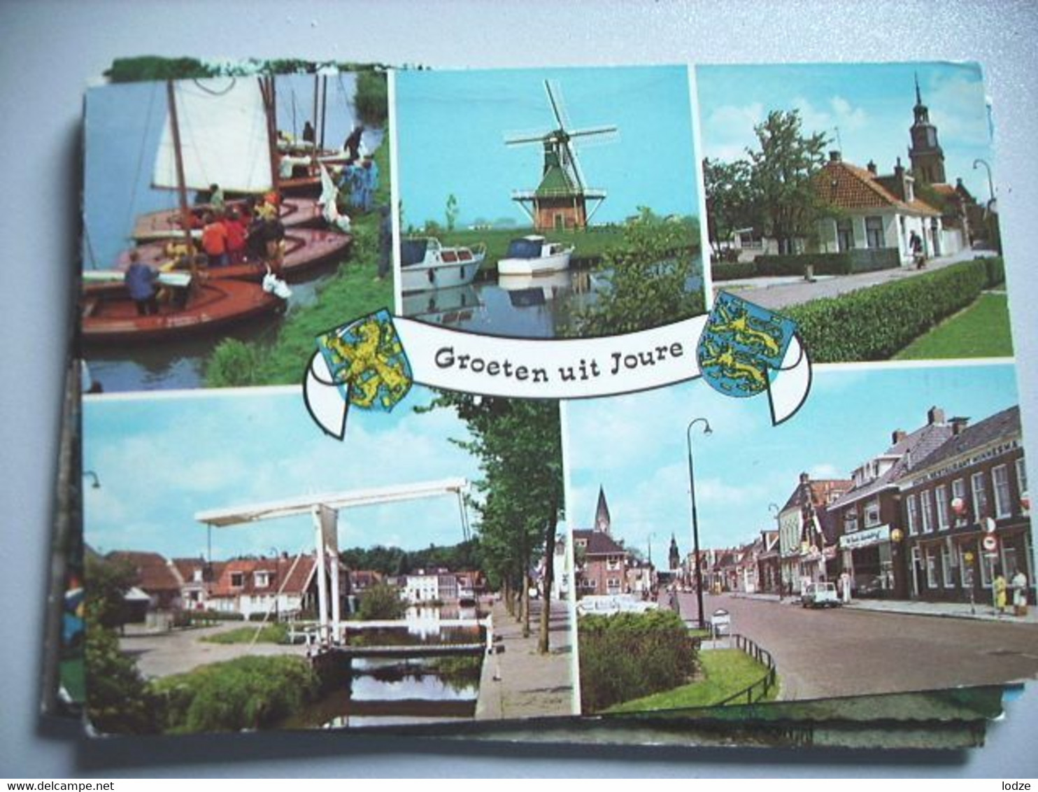 Nederland Holland Pays Bas Joure Met Molen En Brug - Joure