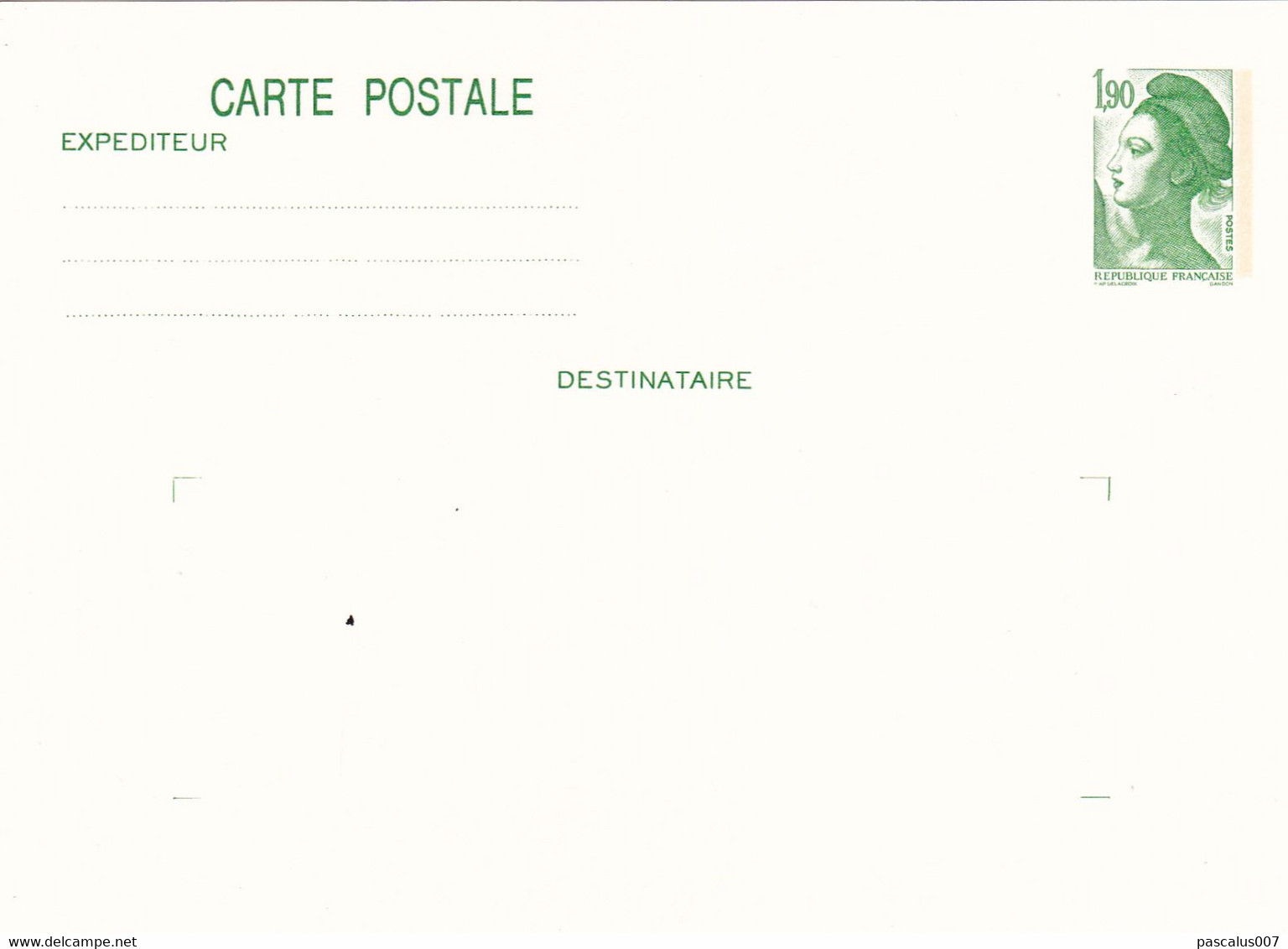 B01-373 2 Cartes Postales Entiers Postaux France 1982 Belgica - Lots Et Collections : Entiers Et PAP