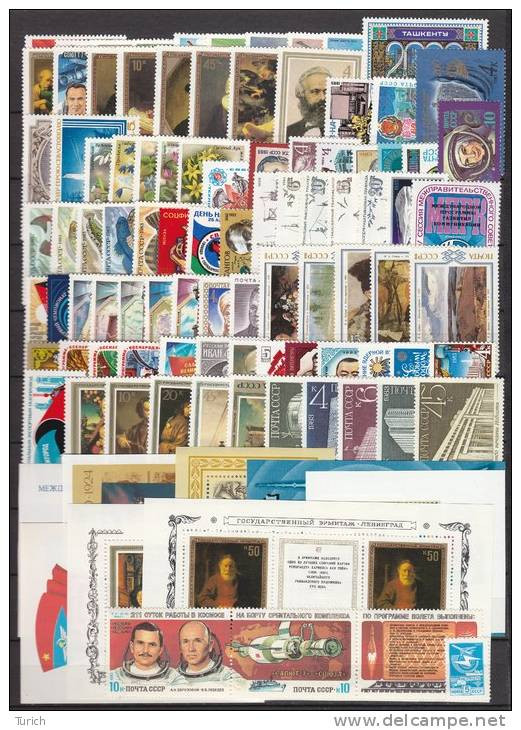 1983 Full Year Collection, 92 St. +9 SS,  MNH**, VF - Annate Complete