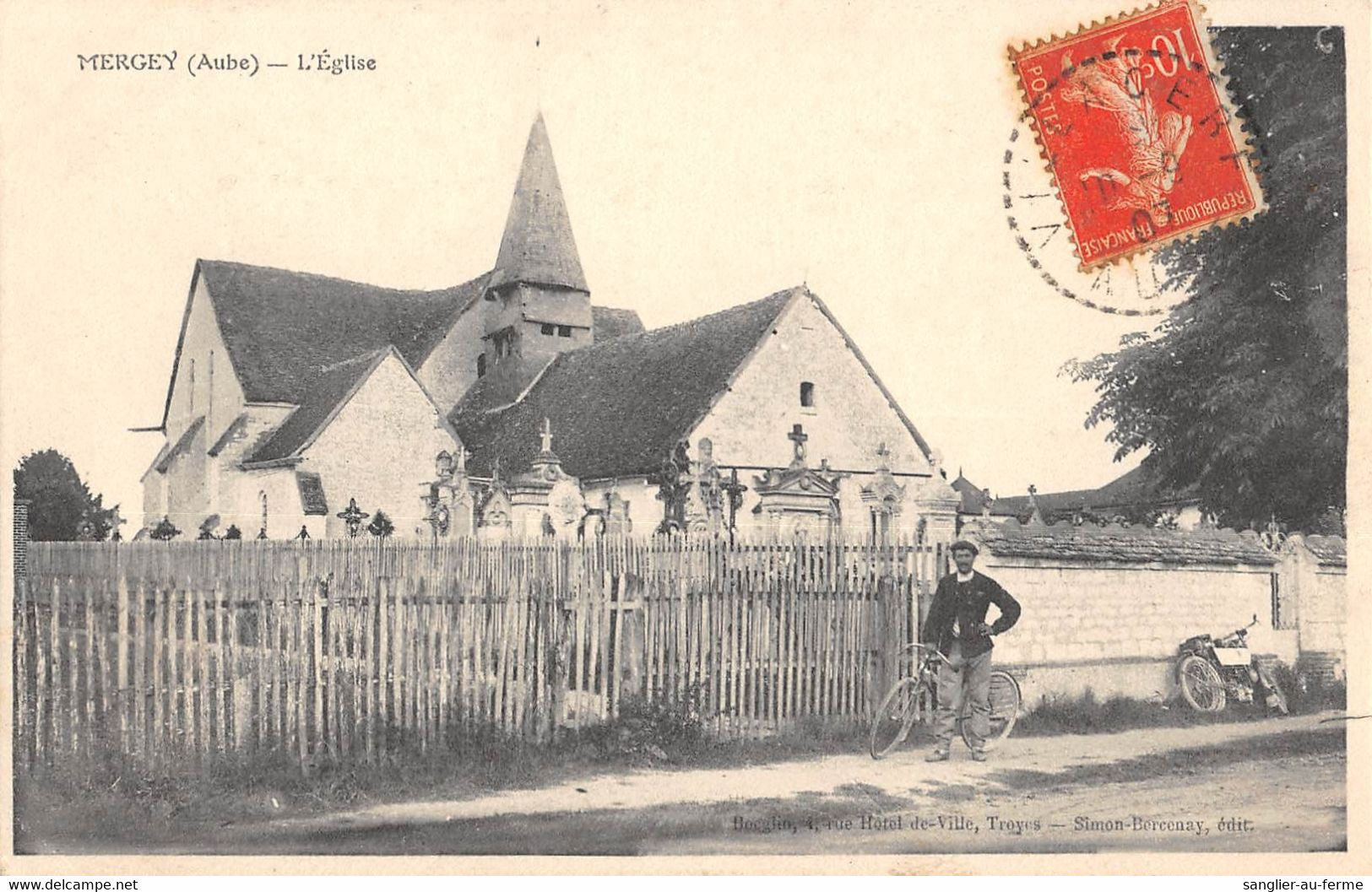 CPA 10 MERGEY EGLISE - Other & Unclassified