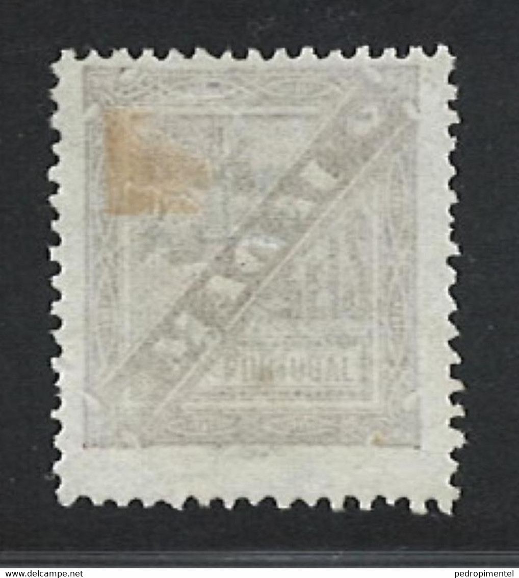 Portugal Macau 1902 King Carlos I 18 Avos Over 2 1/2 Reis Condition MNG Mundifil #118a (perf 12 3/4) - Nuovi