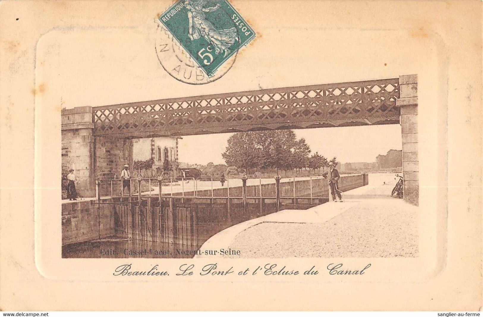 CPA 10 BEAULIEU LE PONT ET ECLUSE DU CANAL - Autres & Non Classés