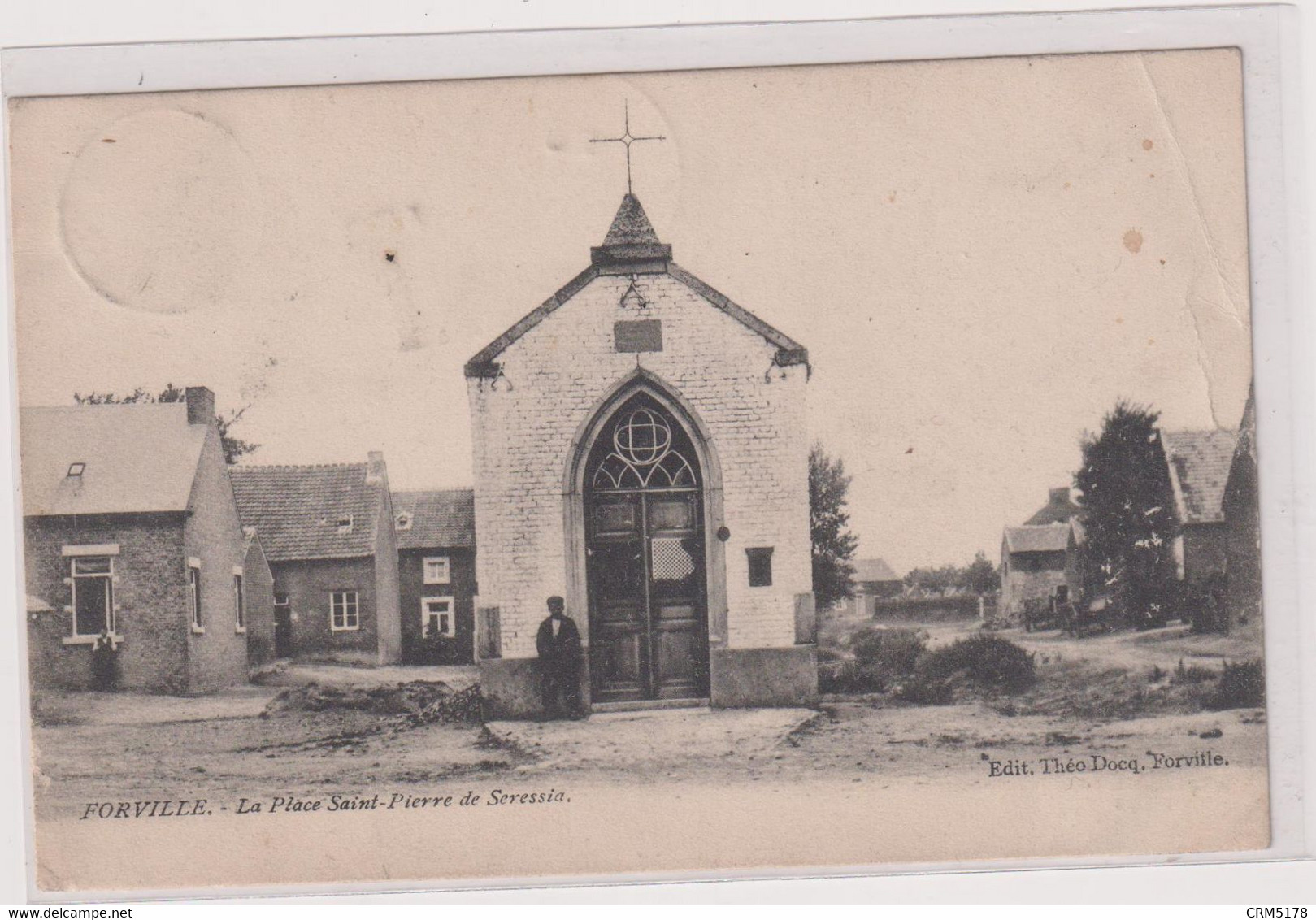 CPA-FORVILLE-LA PLACE SAINT-PIERRE DE SERESSIACHAPELLE-MAISONS-2 PERSONNES - Fernelmont