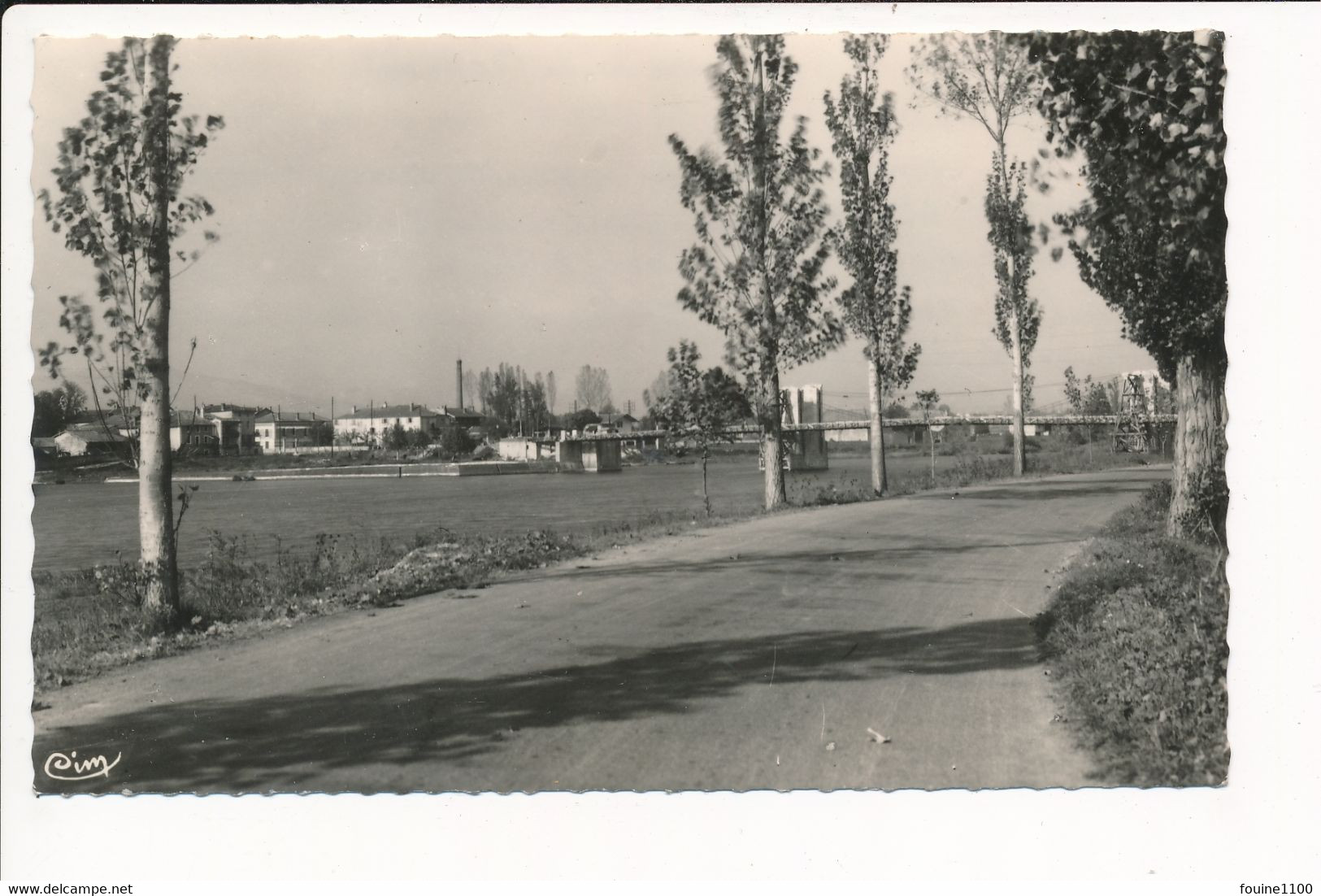 Carte De SAINT ROMAIN DES ILES  Route De Thoissey  ( Format C.P.A. )( Recto Verso ) - Andere & Zonder Classificatie