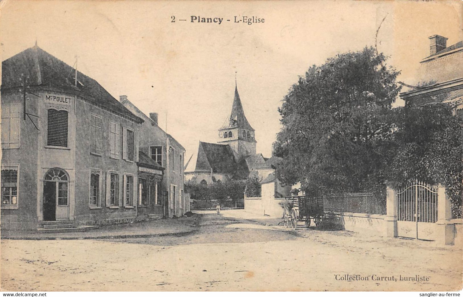 CPA 10 PLANCY L'EGLISE - Other & Unclassified