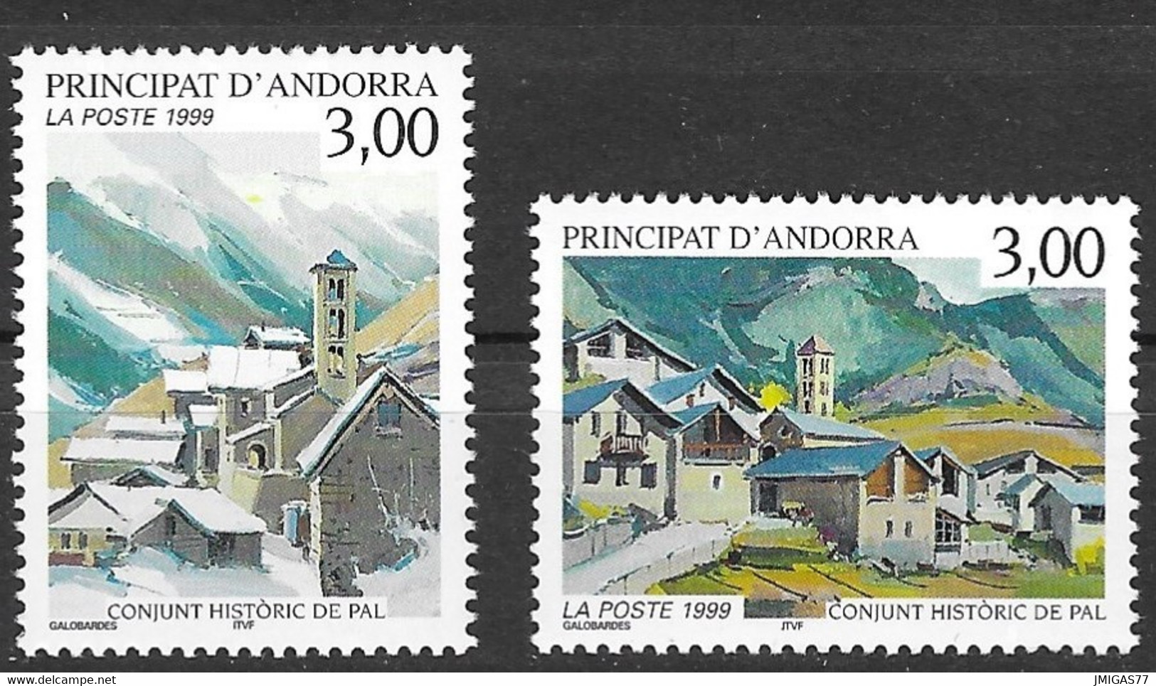 Andorre Français N° 519-520 - Unused Stamps