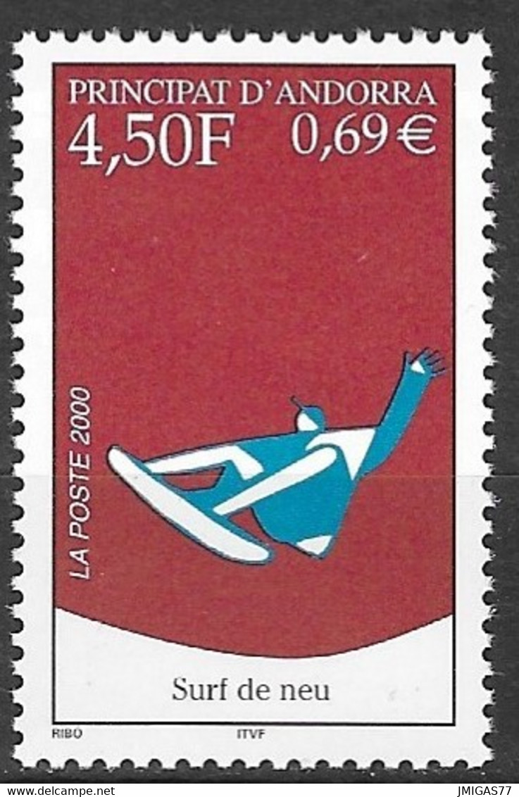 Andorre Français N° 526 - Unused Stamps