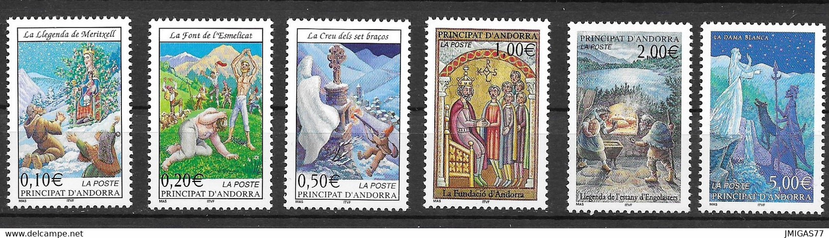 Andorre Français N° 559-564 - Unused Stamps