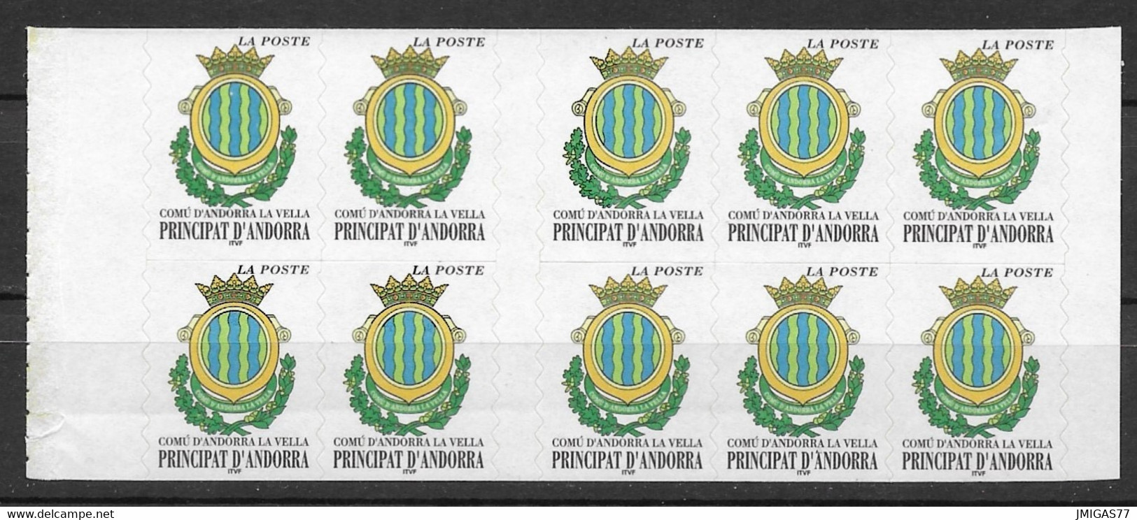 Andorre Français Carnet N° 10 - Carnets