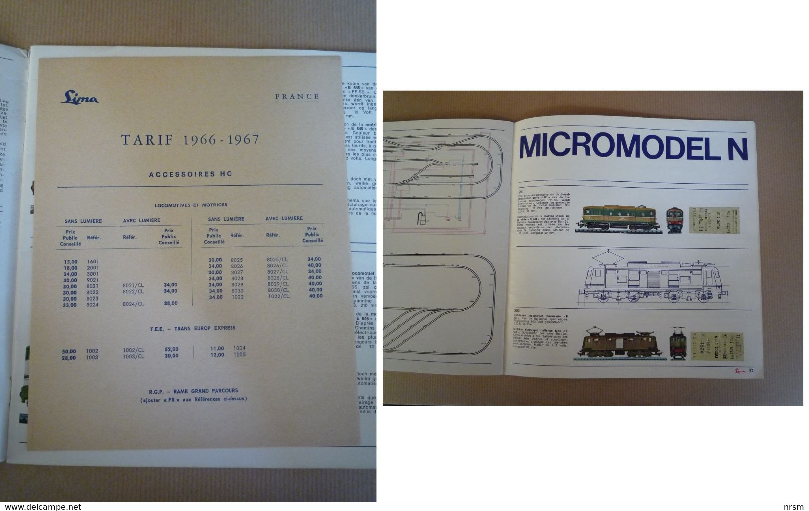 LIMA / Catalogue 1966-1967 - Other & Unclassified