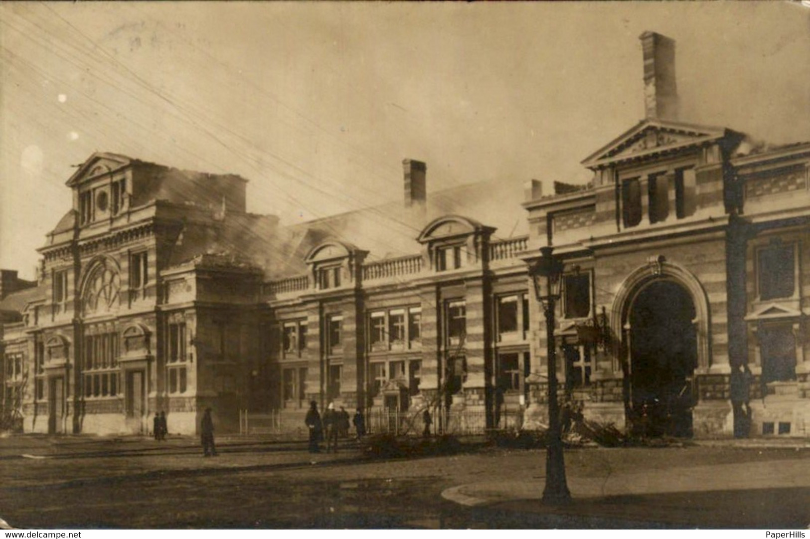 België - Fotokaart - Doornijk - Lierweuk - Station ? - 1912 - Otros & Sin Clasificación