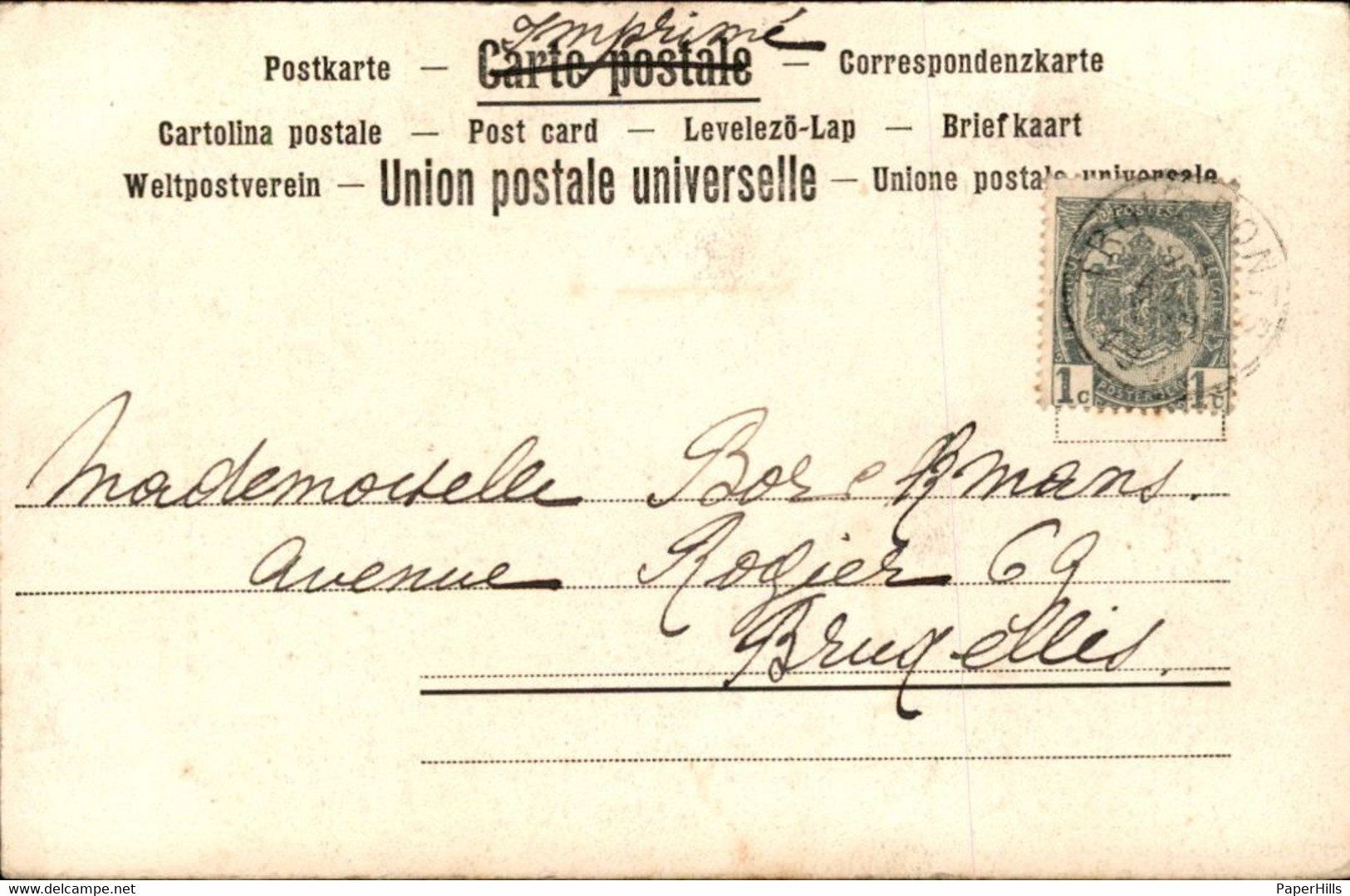 België - Paysanne Ardennaise - 1905 - Other & Unclassified