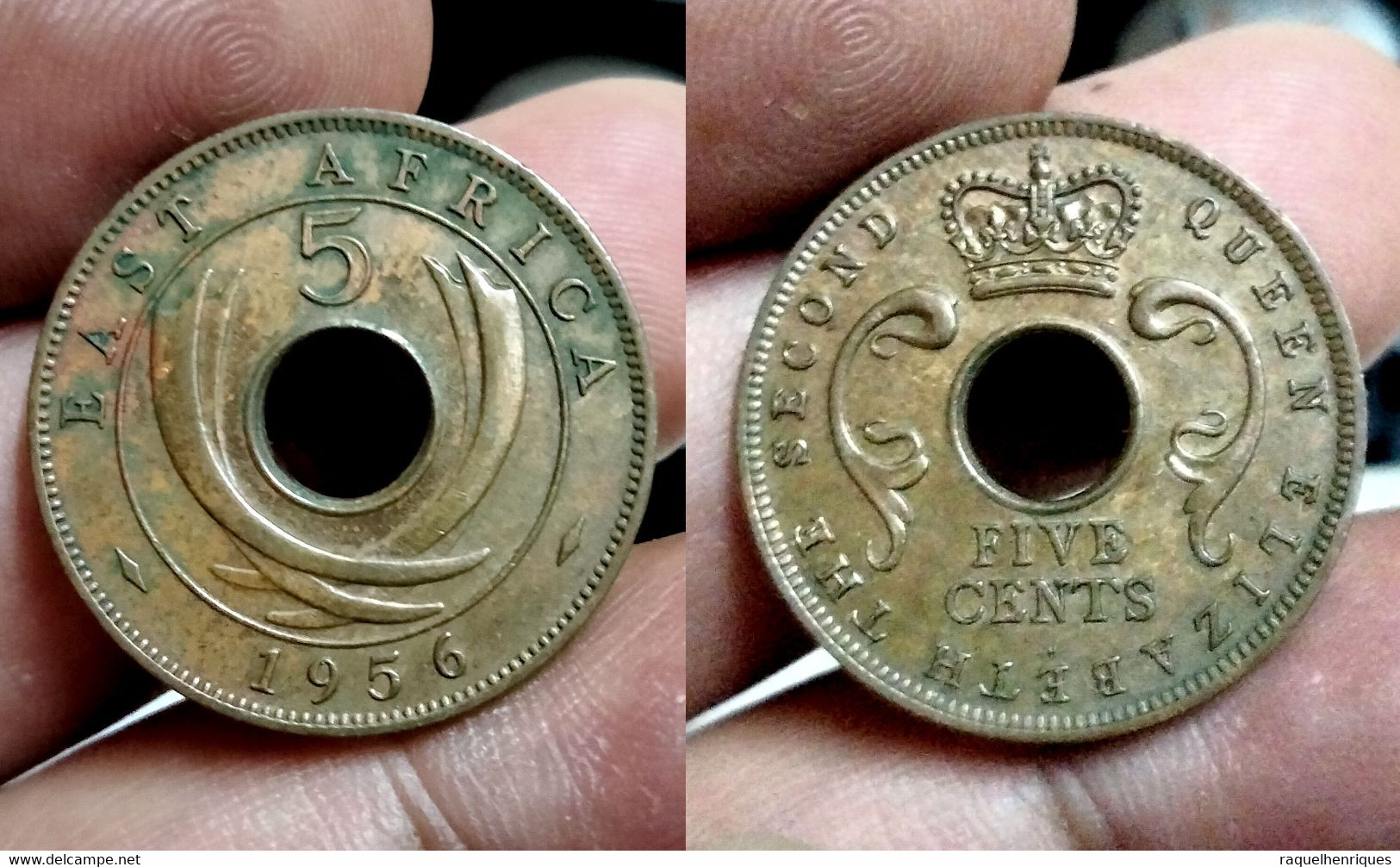 EAST AFRICA 5 CENTS 1956 Km#37 (CX#01-938) - British Colony