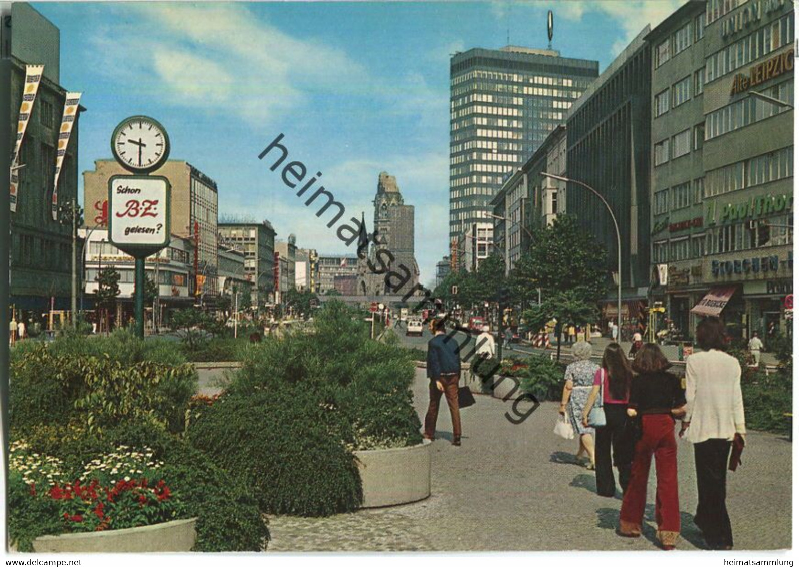 Berlin - Tauentzienstrasse Mit Europa-Center - Verlag Krüger - Schöneberg