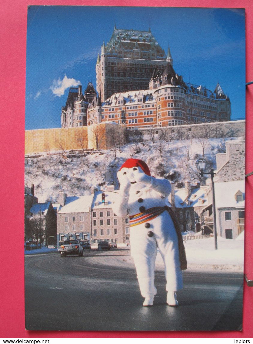 Visuel Très Peu Courant - Canada - Carnaval De Québec - Bonhomme Et Le Château Frontenac - Joli Timbre - R/verso - Québec - Château Frontenac