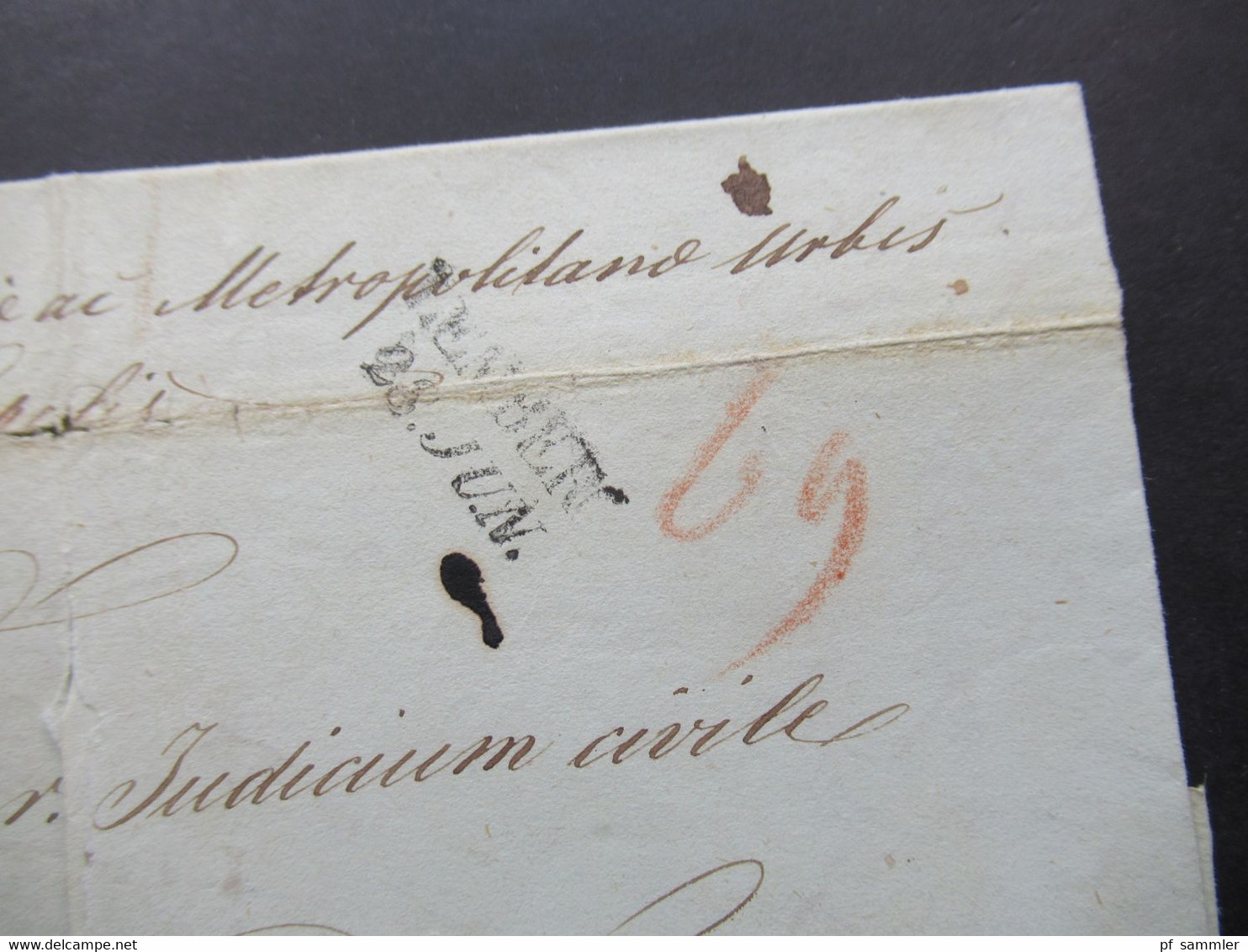 Vorphila Österreich / Tschechien / Böhmen 1846 Stempel L2 Lemberg Nach Vienna / Wien Faltbrief Mit Inhalt - ...-1850 Vorphilatelie