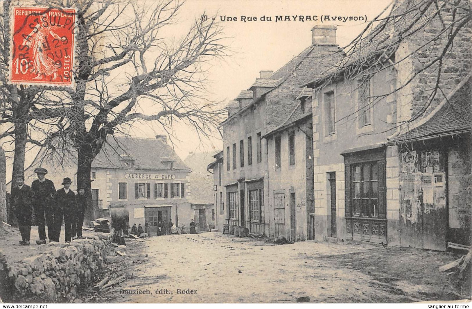 CPA 12 UNE RUE DU MAYRAC - Andere & Zonder Classificatie