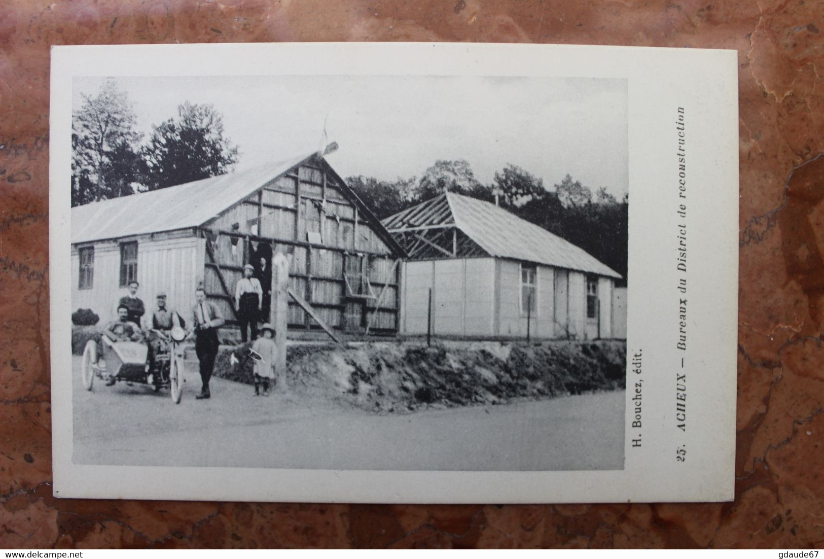 ACHEUX (80) - BUREAUX DU DISTRICT DE RECONTRUCTION - Acheux En Amienois