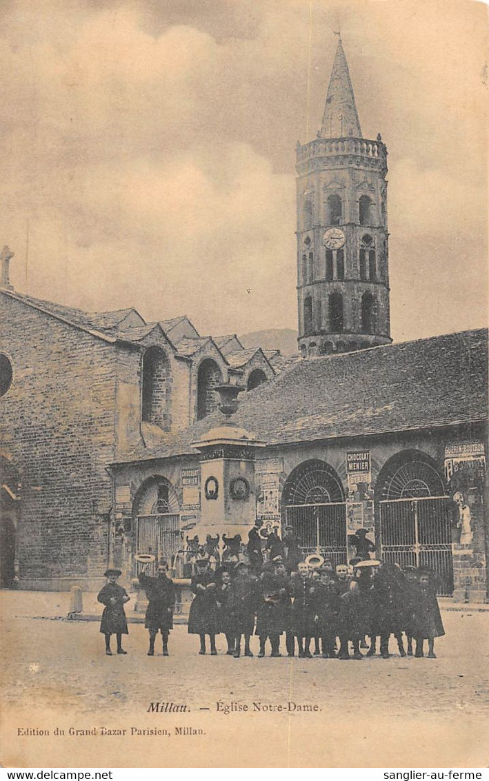 CPA 12 MILLAU EGLISE NOTRE DAME - Millau