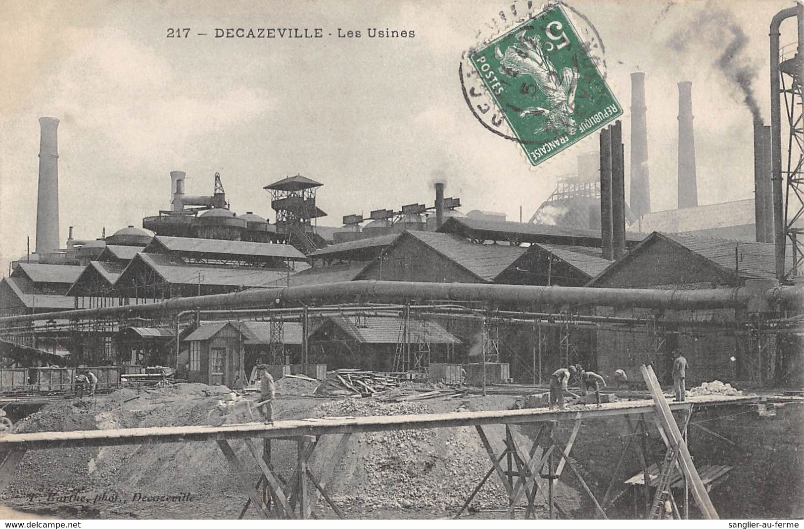 CPA 12 DECAZEVILLE LES USINES - Decazeville