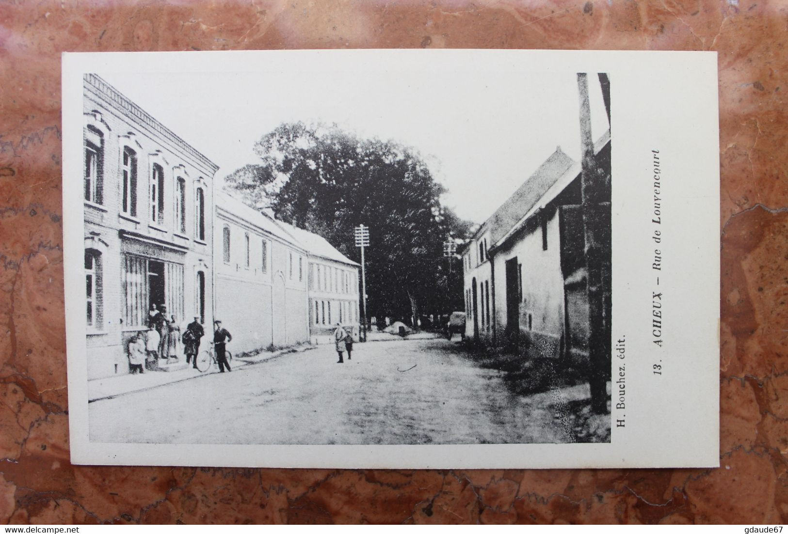 ACHEUX (80) - RUE DE LOUVENCOURT - Acheux En Amienois