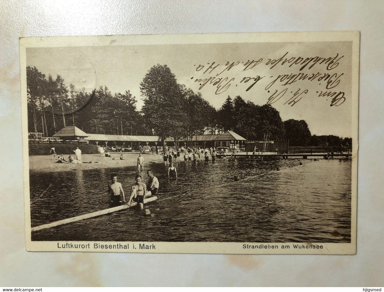 Germany Deutschland Biesenthal I Mark Luftkurort Bad Bath Brandenburg Strand Wukensee Wuken See 13327 Post Card POSTCARD - Biesenthal