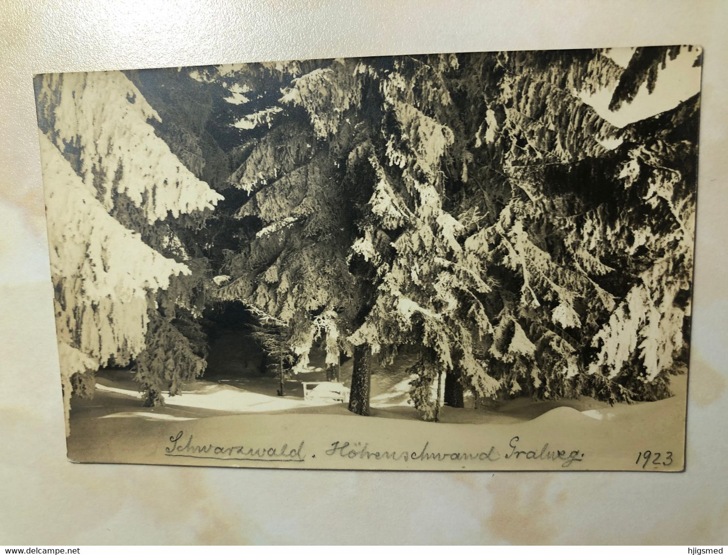 Germany Deutschland Höchenschwand Hoechenschwand Schwarzwald Wald Winter Snow RPPC Real Photo 13331 Post Card POSTCARD - Hoechenschwand