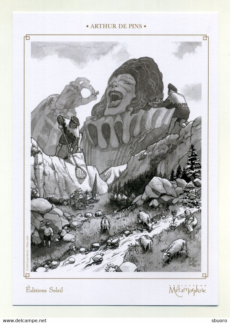Ex-libris - Gulliver, Par Arthur De Pins - XL Delcourt Soleil, Collection Métamorphose. Format A5 : 14,85 Cm X 21 Cm - Illustrators P - R