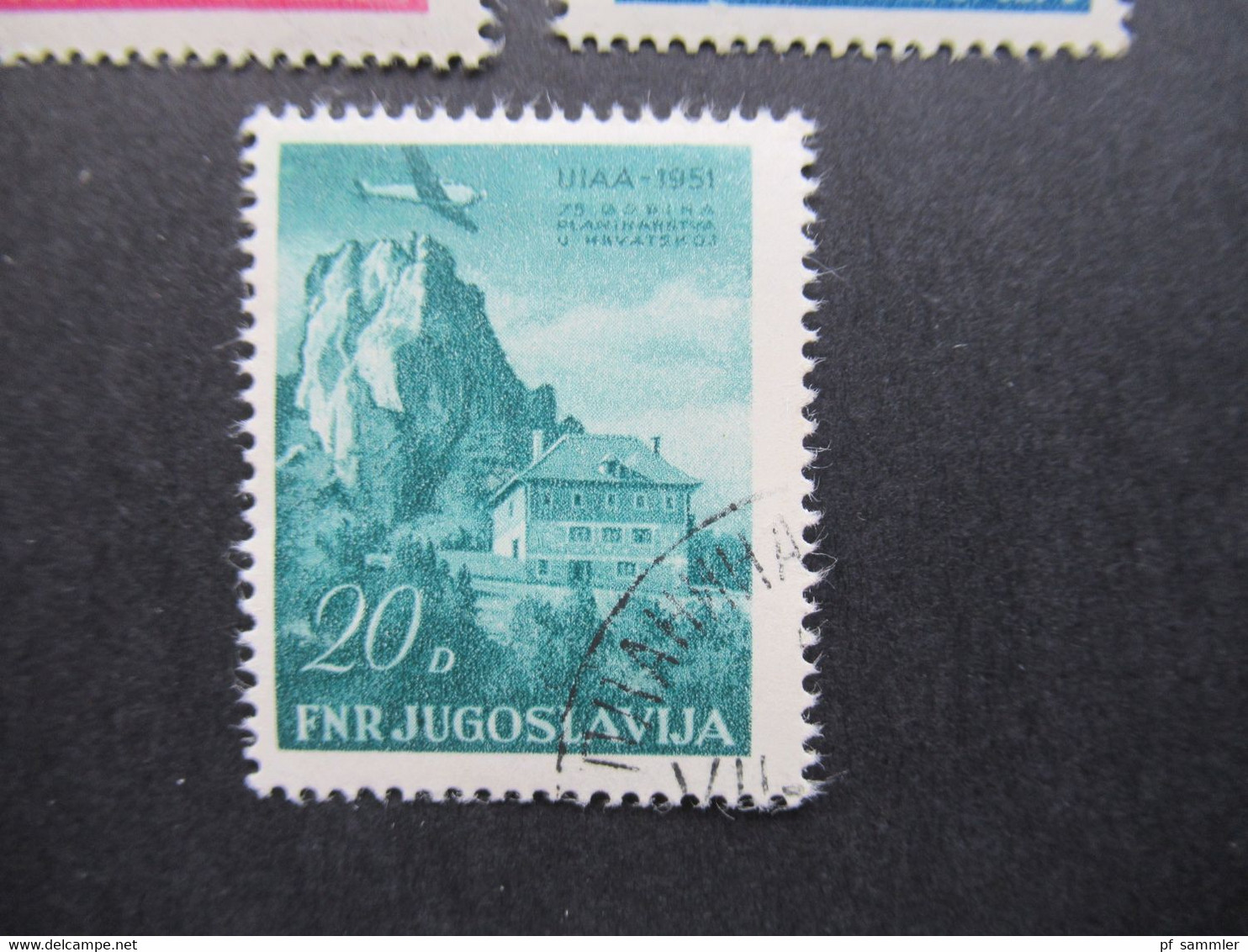 Jugoslawien 1951 Tagung Der Internationalen Union Der Alpinen Vereinigungen UIAA In Bled Nr. 655 / 657 Gestempelt KW 65€ - Gebraucht