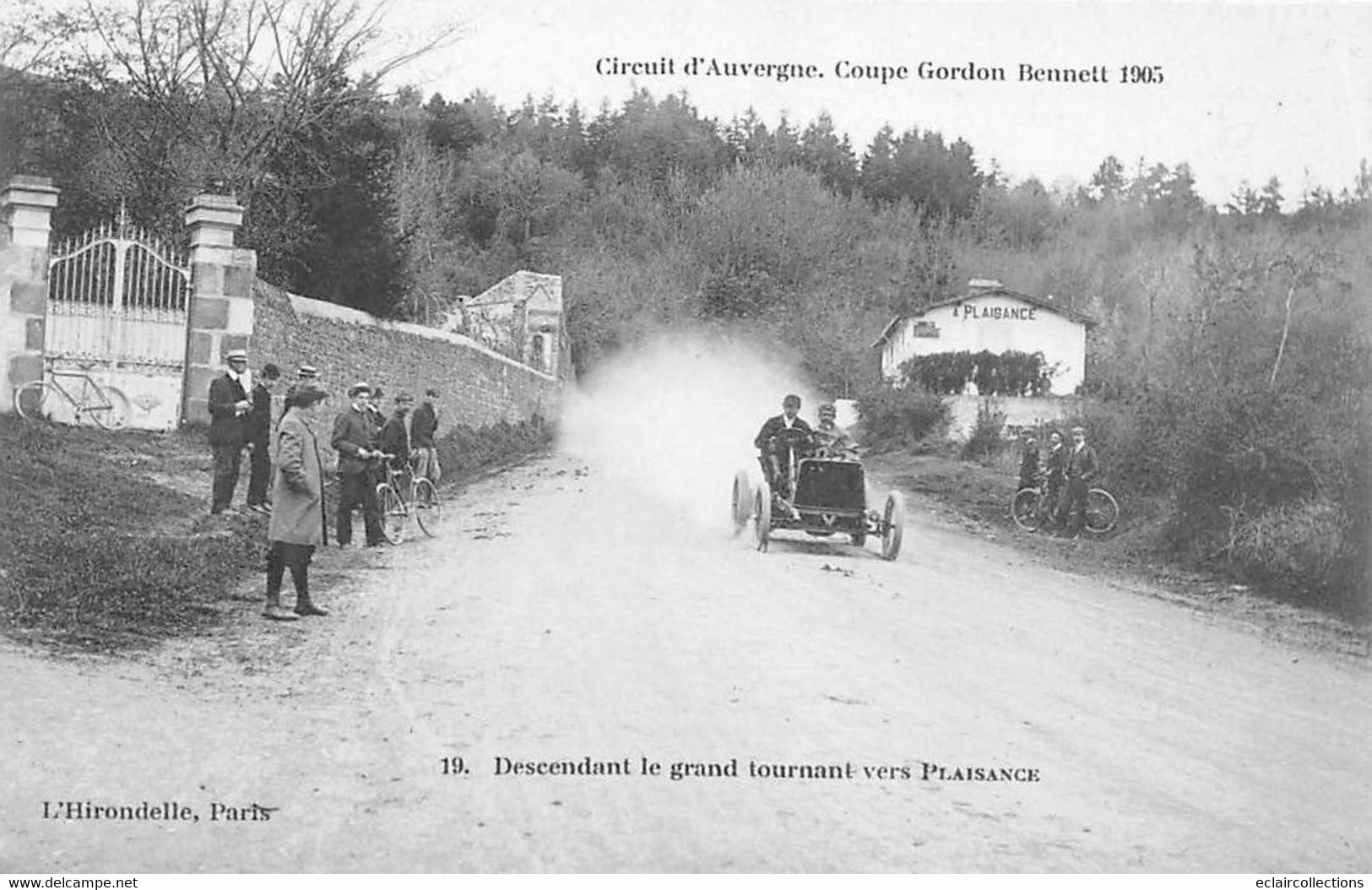 Plaisance        63       Coupe Gordon-Bennett 1905.  Descente Dans Le Grand Tournant    N°19  (voir Scan) - Autres & Non Classés