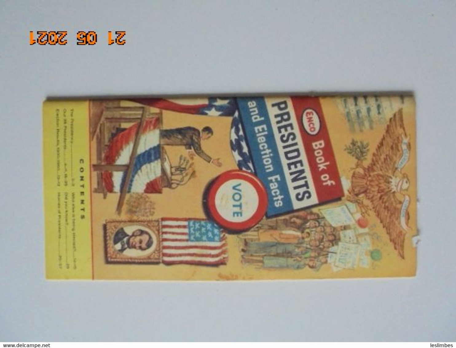 ENCO Humble Oil & Refining Company 1964 Book Of Presidents And Election Facts - Etats-Unis