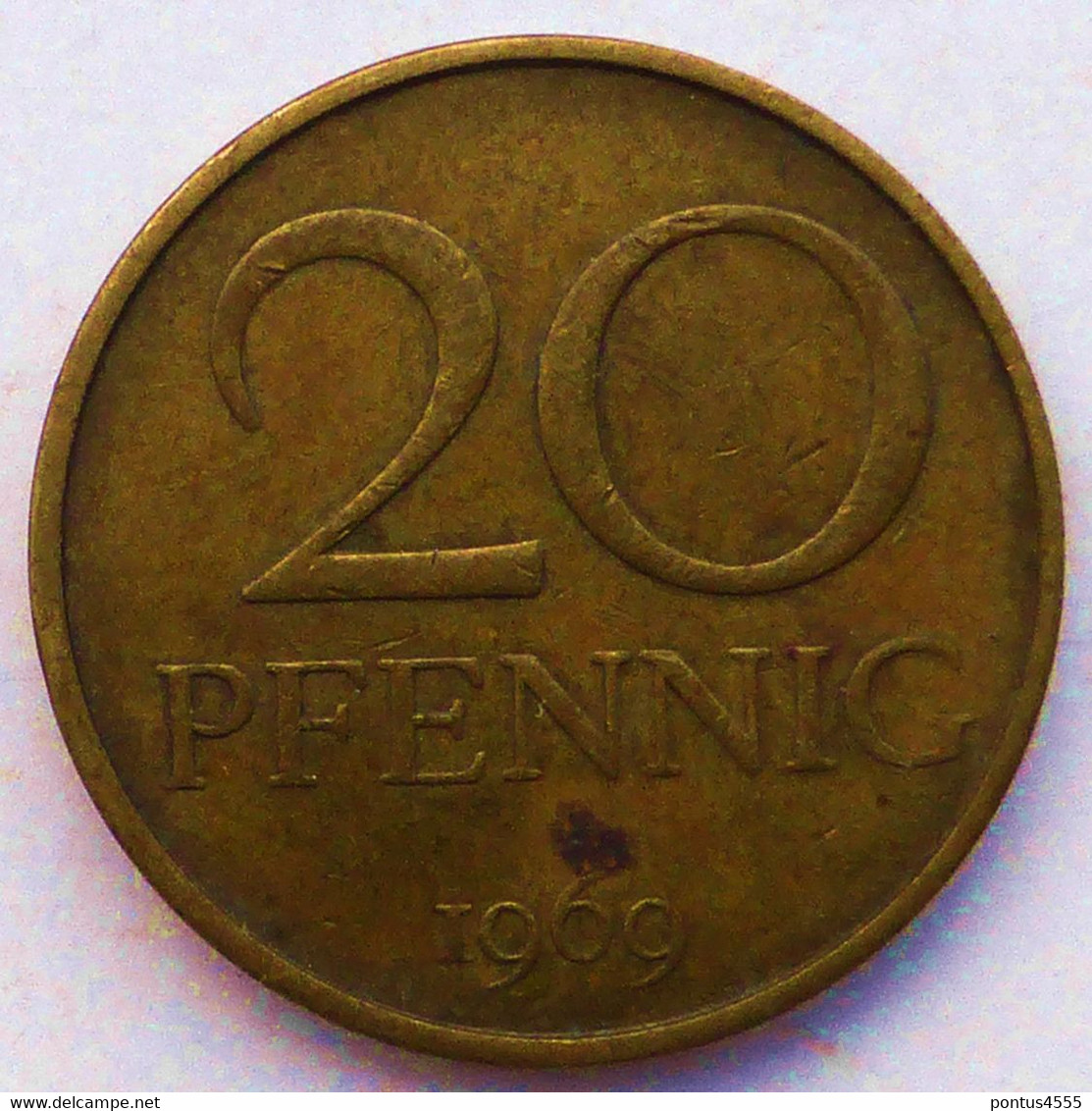 Germany (DDR) 1969 - 20 Pfening [KM# 11] - 20 Pfennig