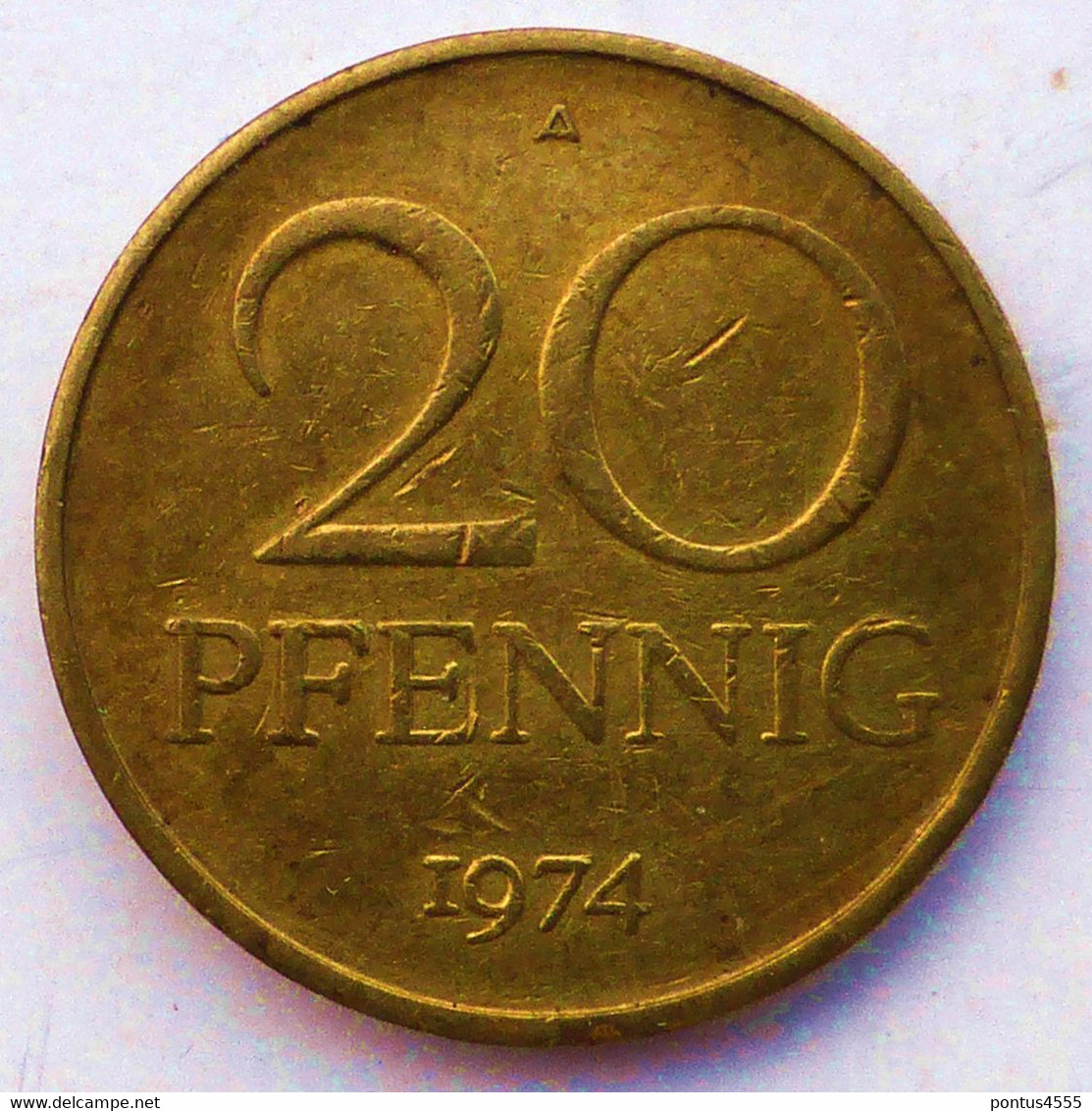 Germany (DDR) 1974 - 20 Pfening [KM# 11] - 20 Pfennig