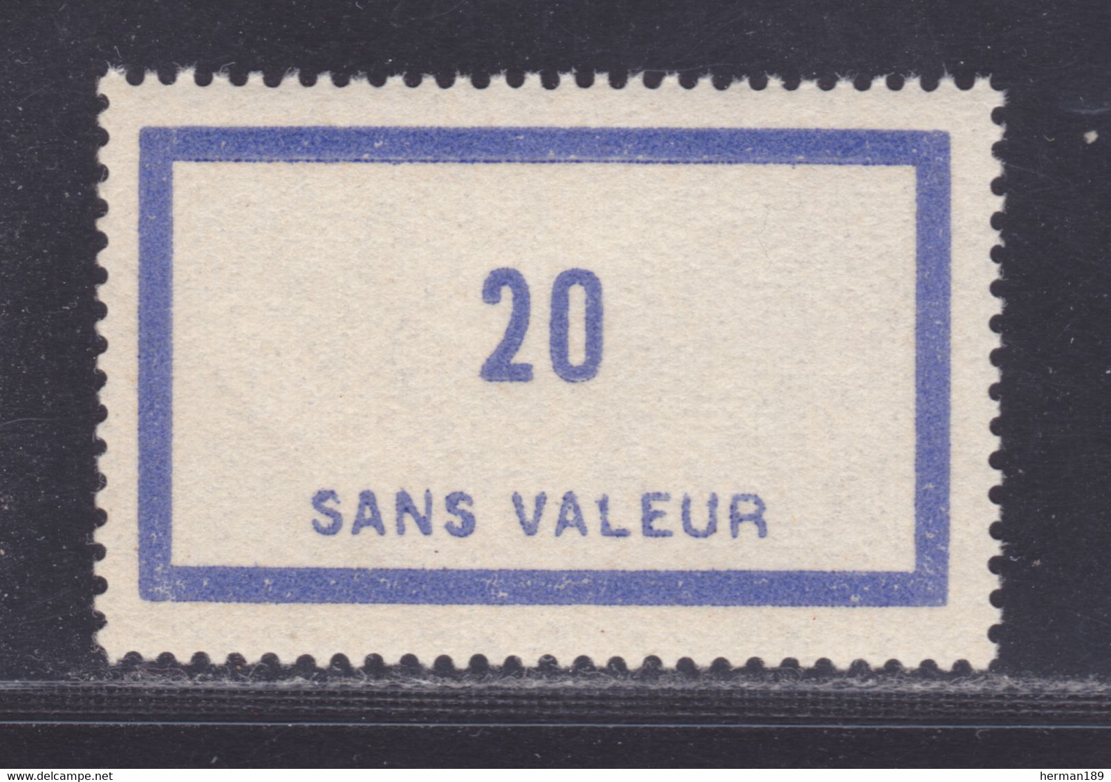 FRANCE FICTIF N°  F46 ** MNH Timbre Neuf Gomme D'origine Sans Trace De Charnière - TB - Phantomausgaben