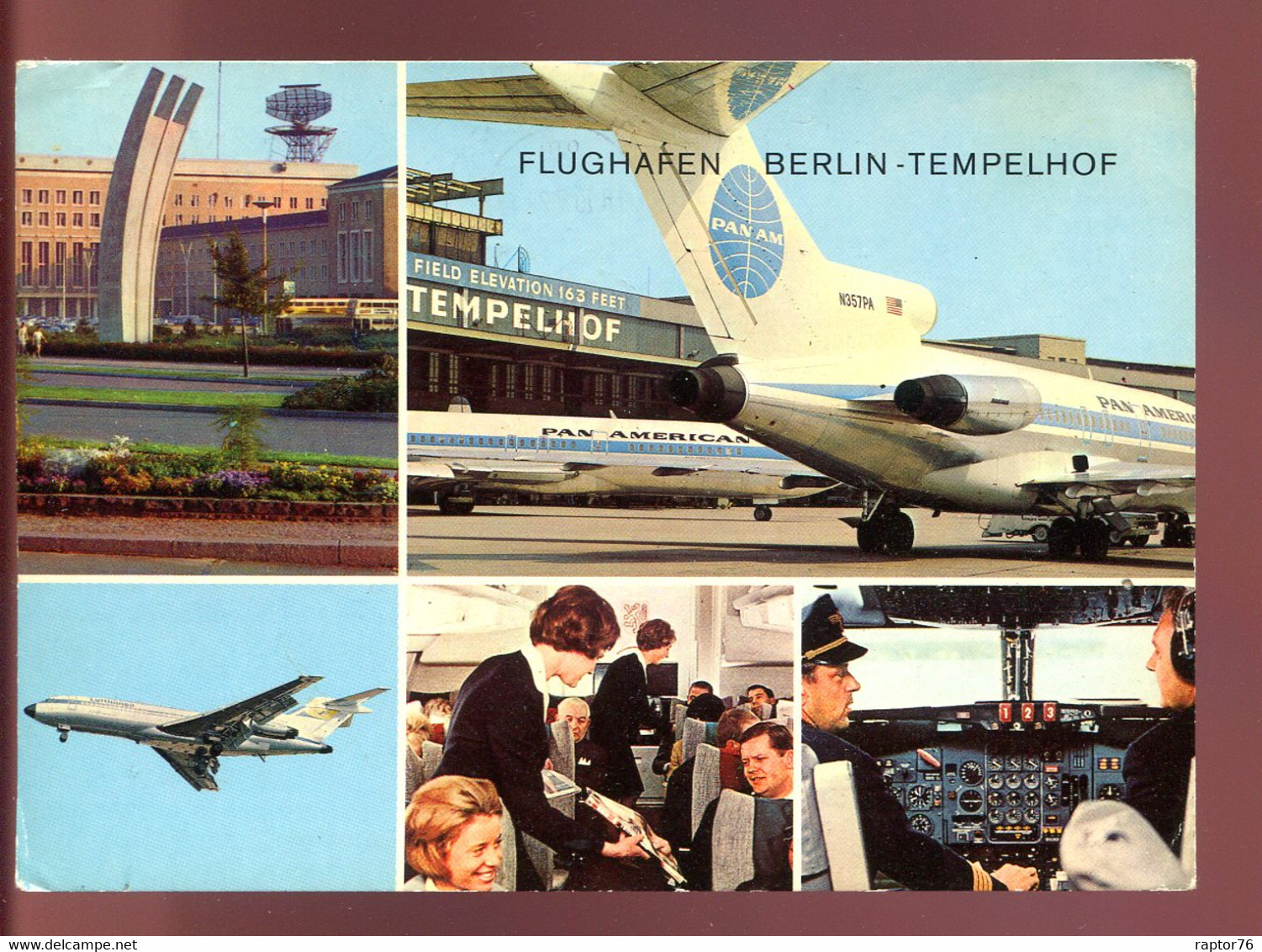 CPM Allemagne Flughafen BERLIN  Tempelhof Multi Vues - Tempelhof