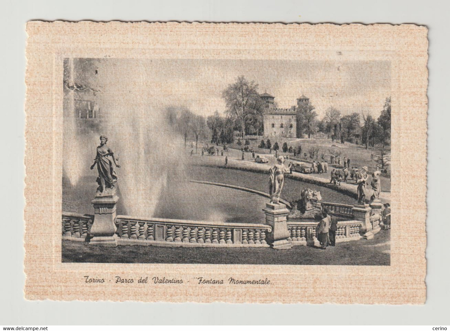 TORINO:  PARCO  DEL  VALENTINO  -  FONTANA  MONUMENTALE  -  FOTO  OPACA  -  FG - Parcs & Jardins
