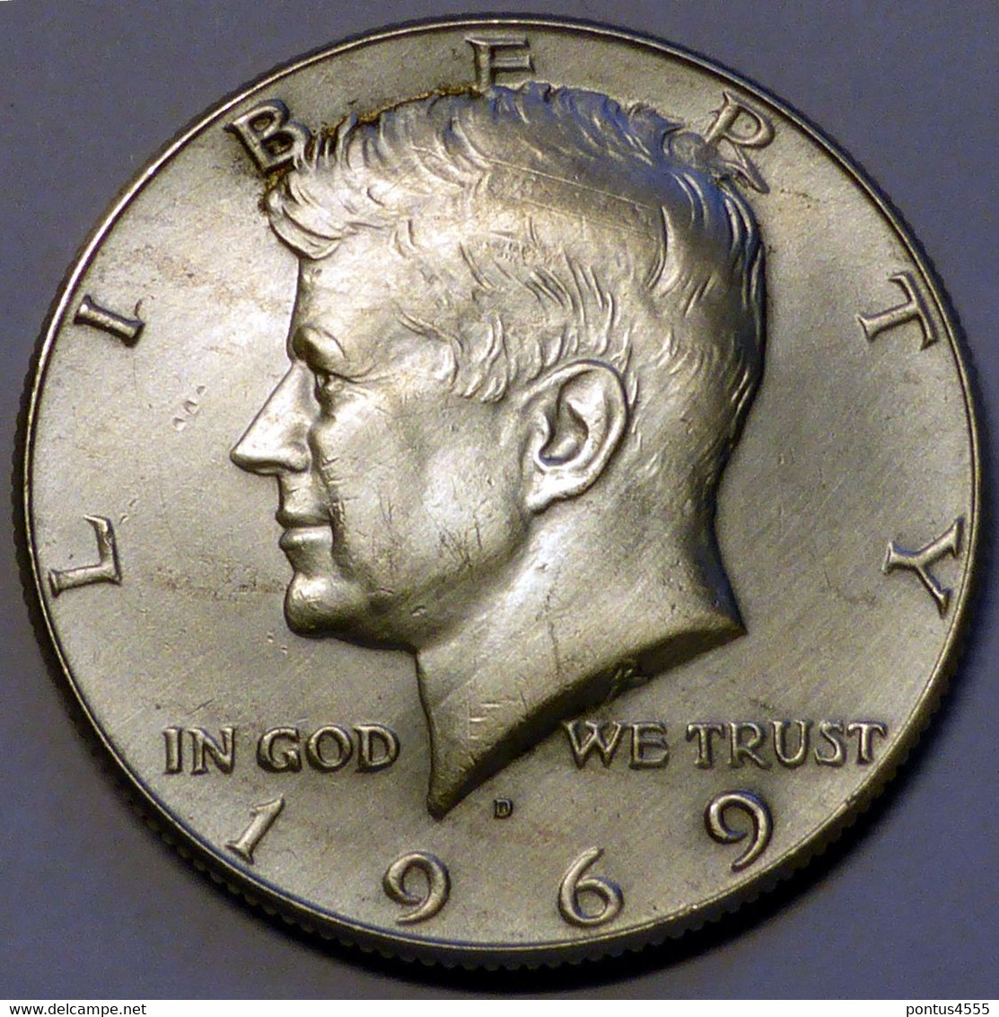 USA 1969-D - Half Dollar [KM# 202a] - 1964-…: Kennedy