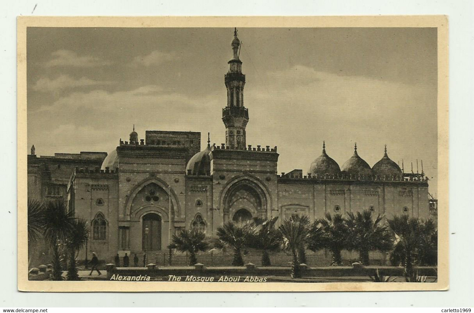 ALEXANDRIA - THE MOSQUE ABOUL ABBAS  - NV   FP - Alexandrie