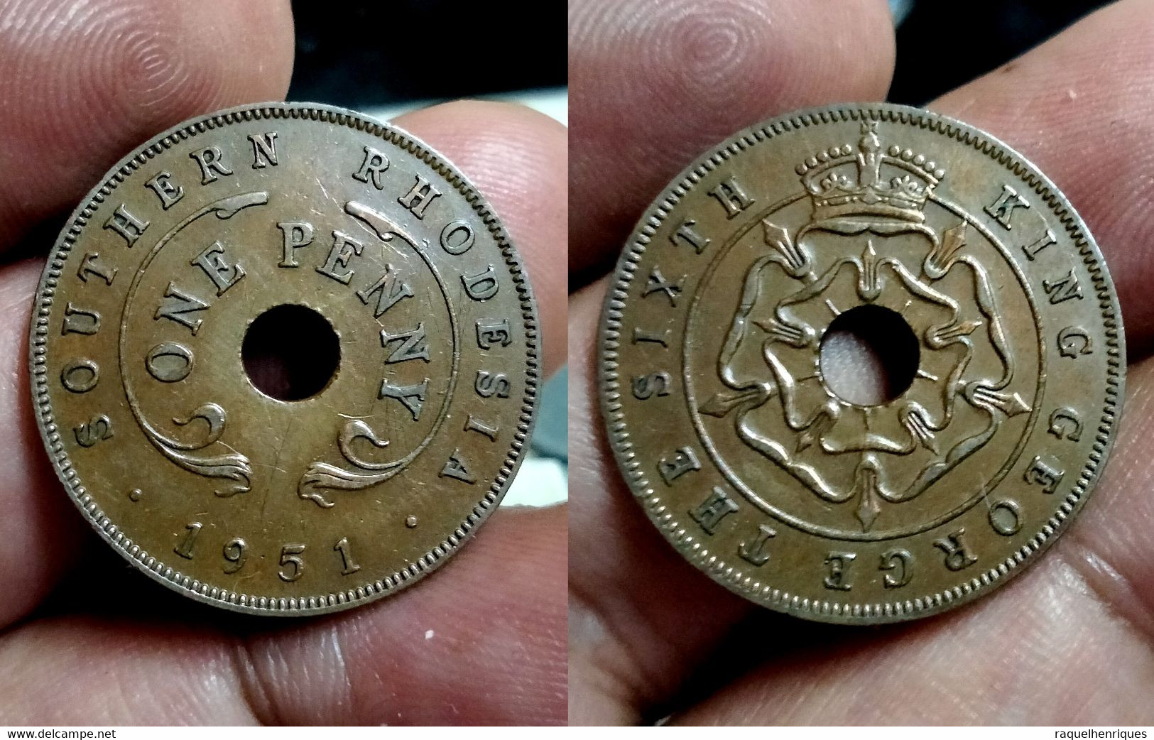 SOUTHERN RHODESIA PENNY 1951 Km#25 (CX#01-1013) - Rhodesia