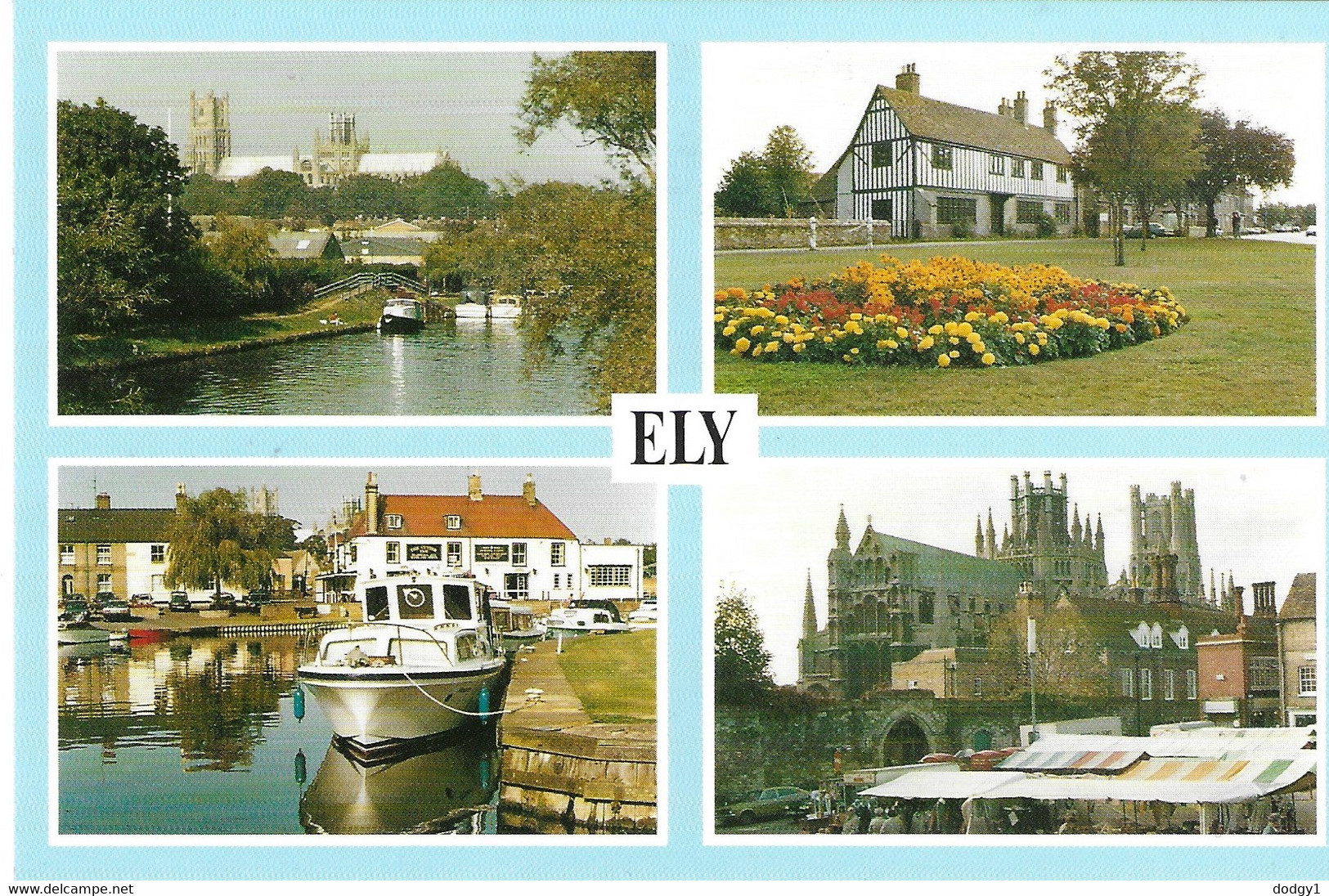 SCENES FROM ELY, CAMBRIDGESHIRE, ENGLAND. UNUSED POSTCARD  Ph2 - Ely