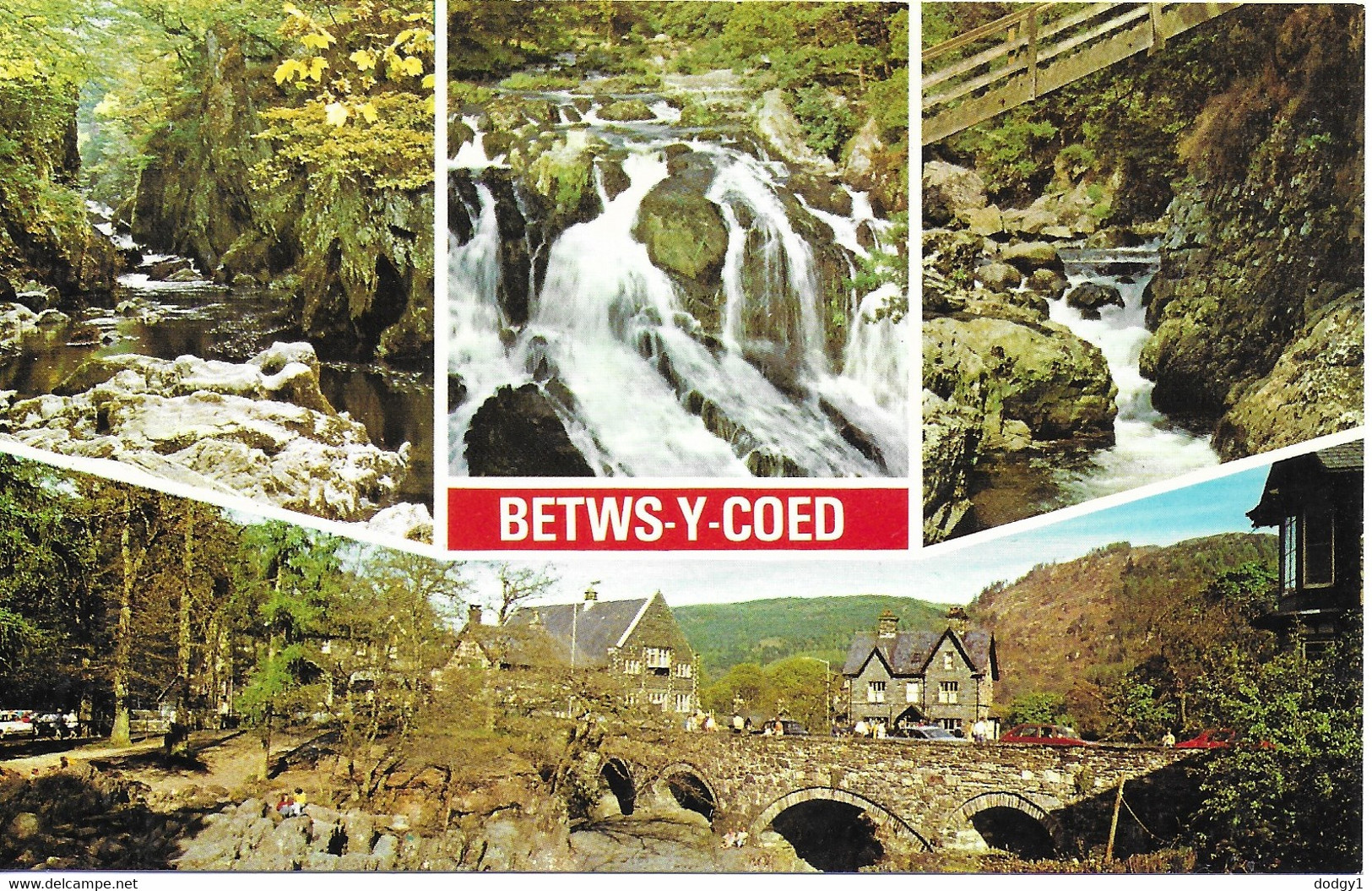 SCENES FROM BETWS-Y-COED, CONWY, NORTH WALES. UNUSED POSTCARD  Ph3 - Carmarthenshire