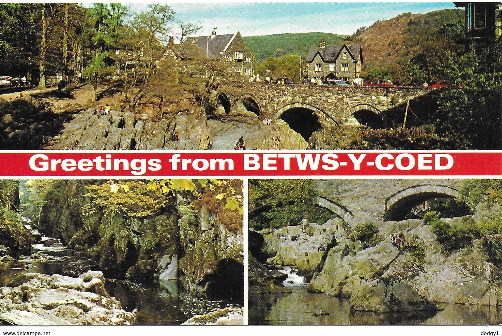 SCENES FROM BETWS-Y-COED, CONWY, NORTH WALES. UNUSED POSTCARD  Ph4 - Carmarthenshire