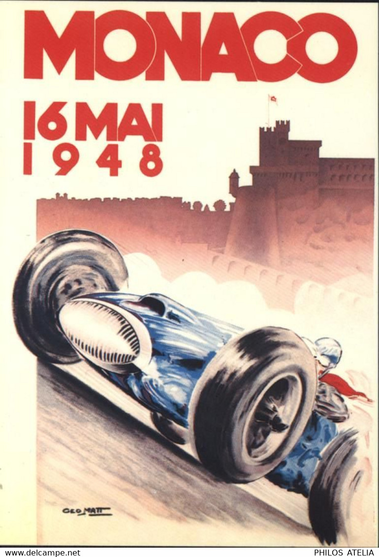 CP Grand Prix Monaco 16 5 1948 Géo Matt F1 Formule 1 Voiture Musée Auto Mougins Automobile Club De Monaco - Grand Prix / F1