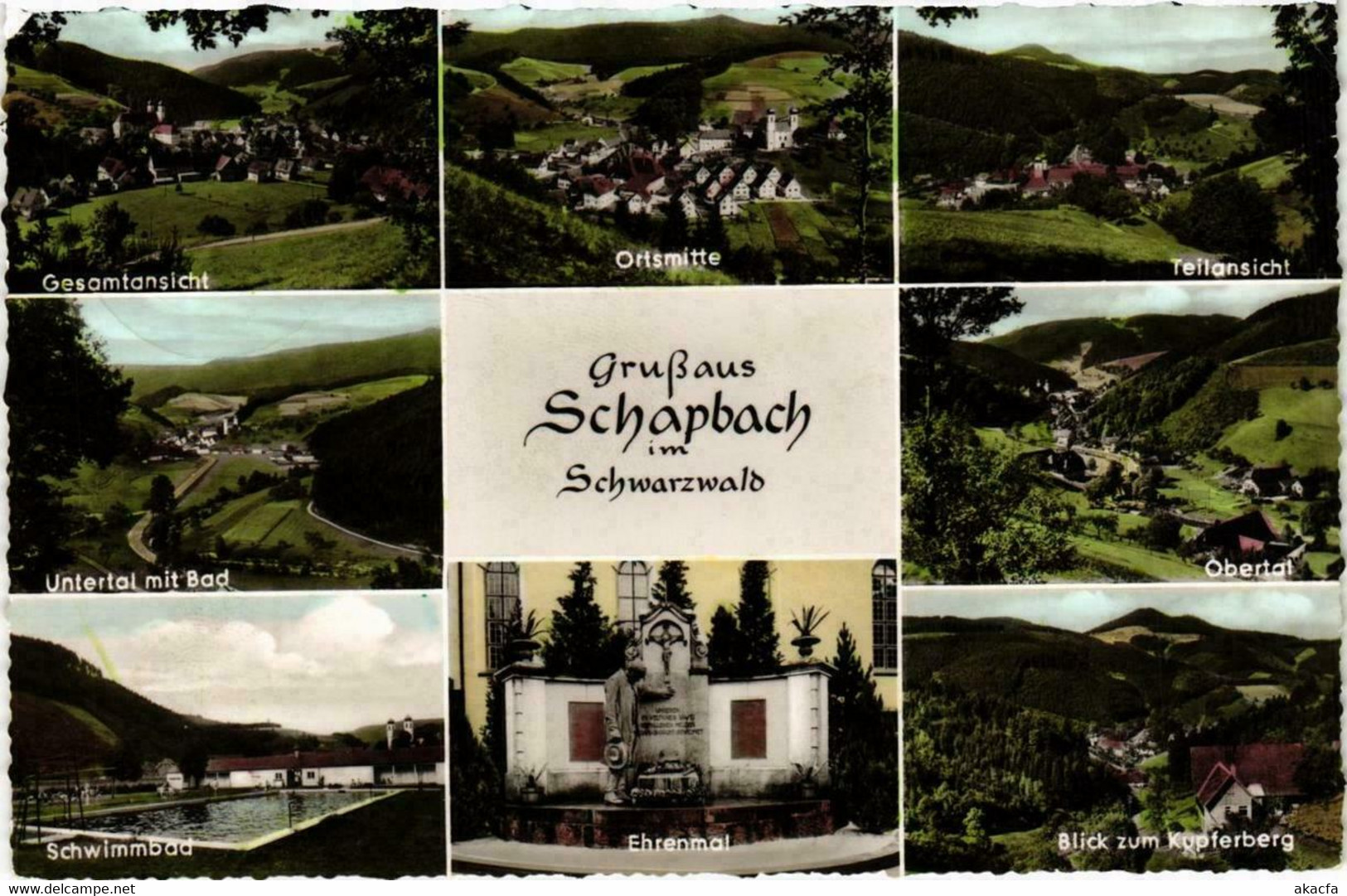 CPA AK Grußaus Schapbach Im Schwarzwald GERMANY (738771) - Bad Rippoldsau - Schapbach