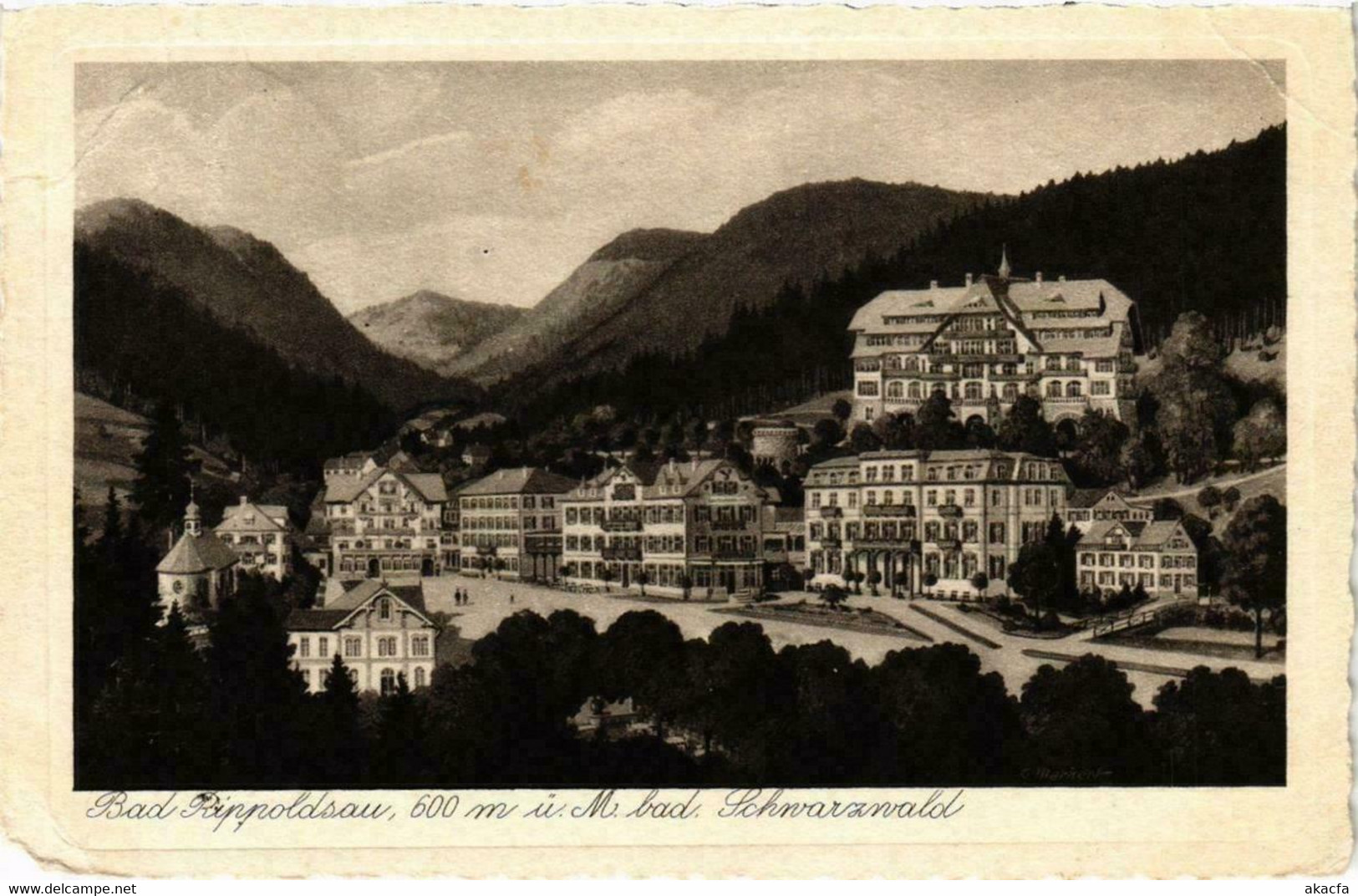 CPA AK Bad Rippoldsau GERMANY (738829) - Bad Rippoldsau - Schapbach